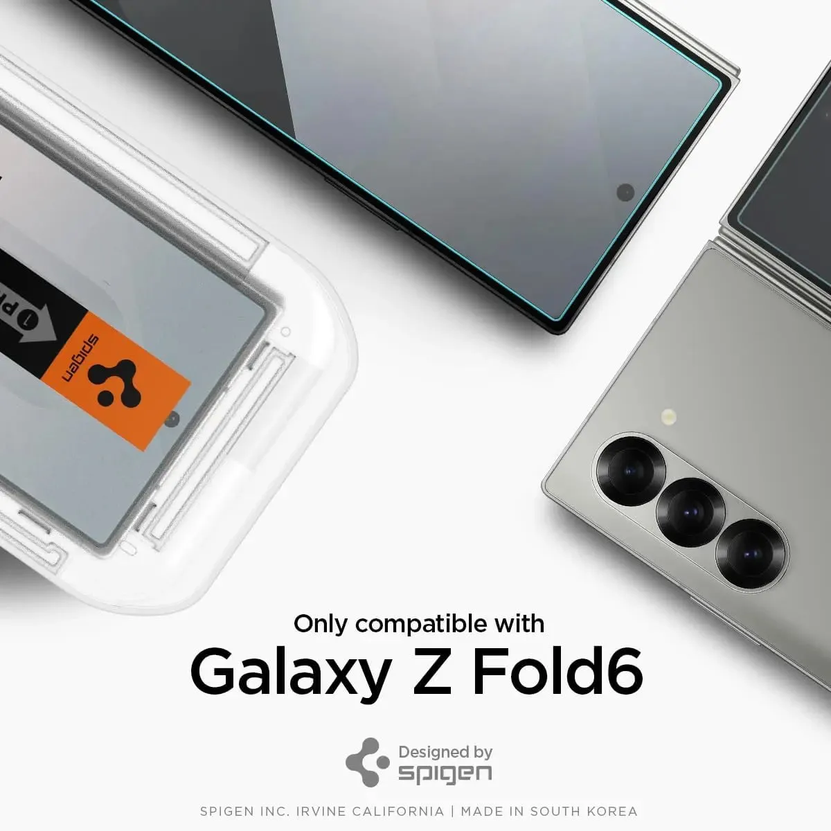 [2 Pack] Galaxy Z Fold 6 Tempered Glass EZ Fit