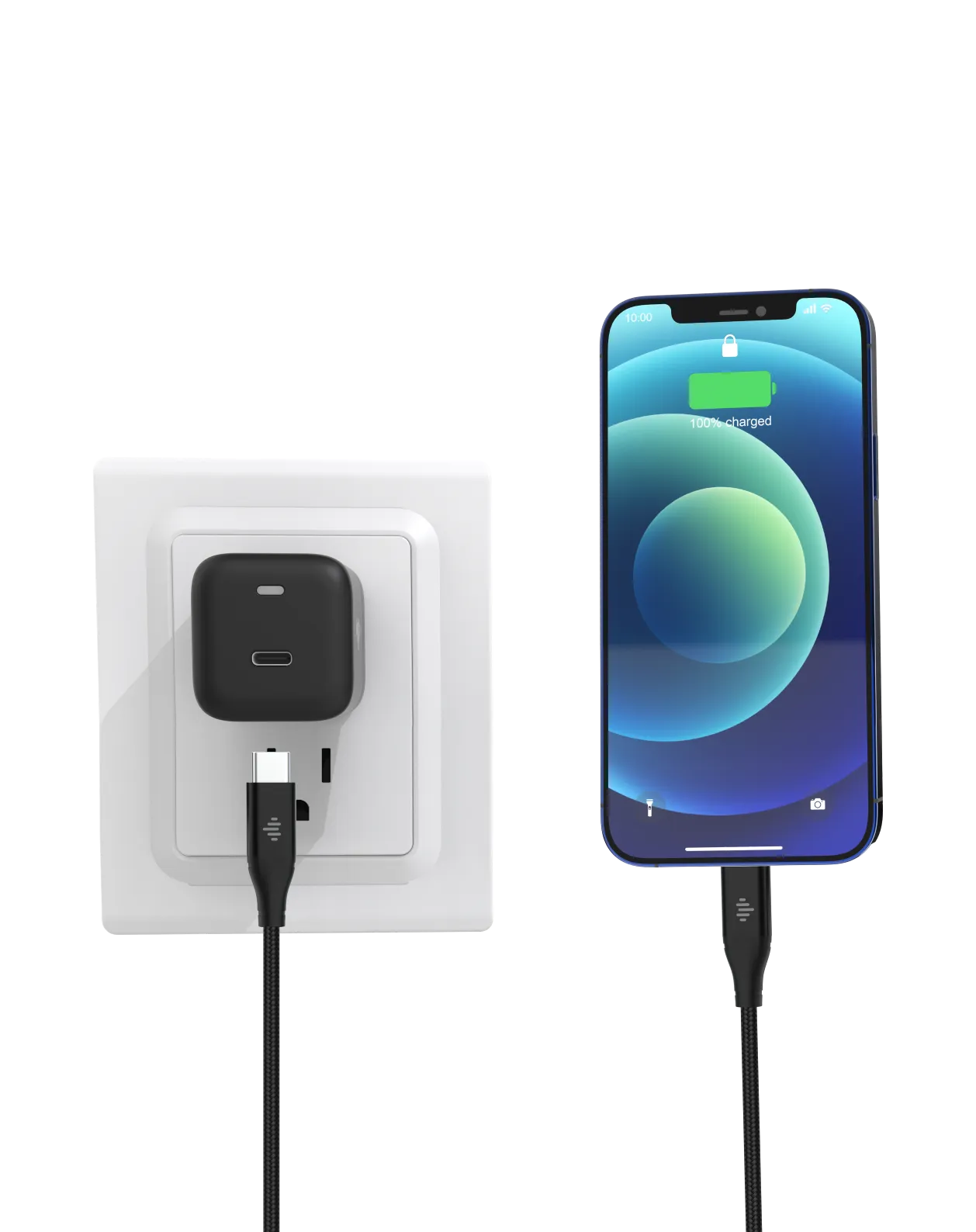 20W USB-C Wall Charger , 3 X fast charging for new iPhone