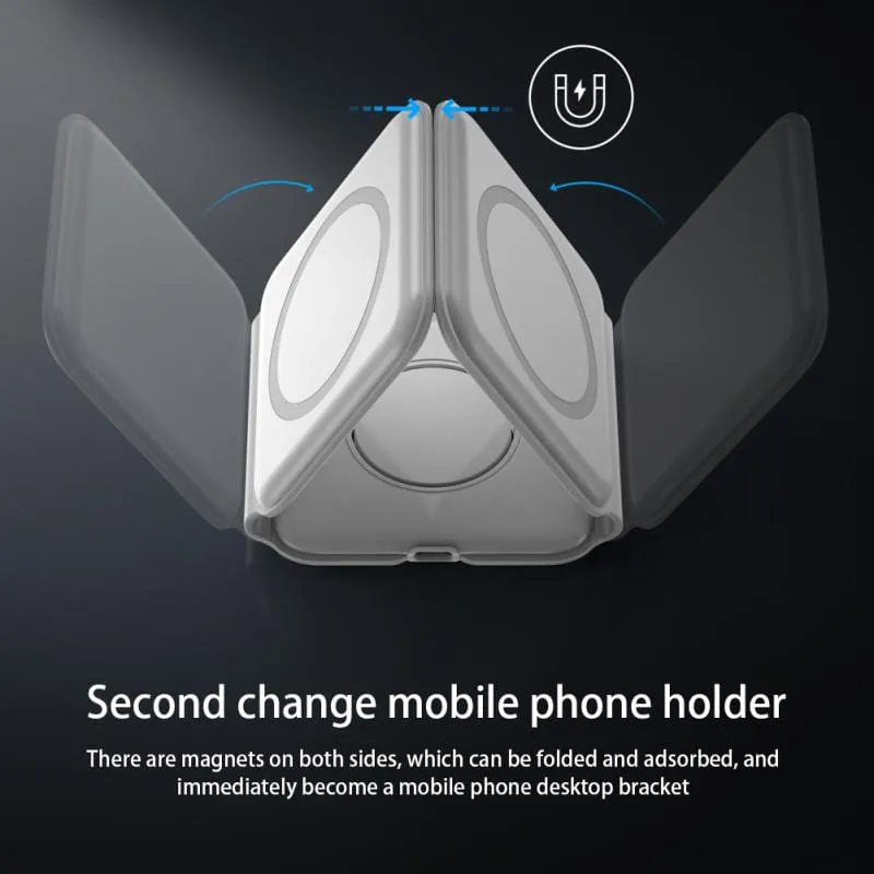 3 In 1 Foldable Wireless Charger with Plug