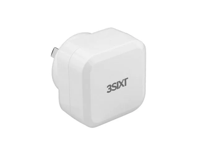 3sixT Wall Charger AU 30W USB-C PD - White