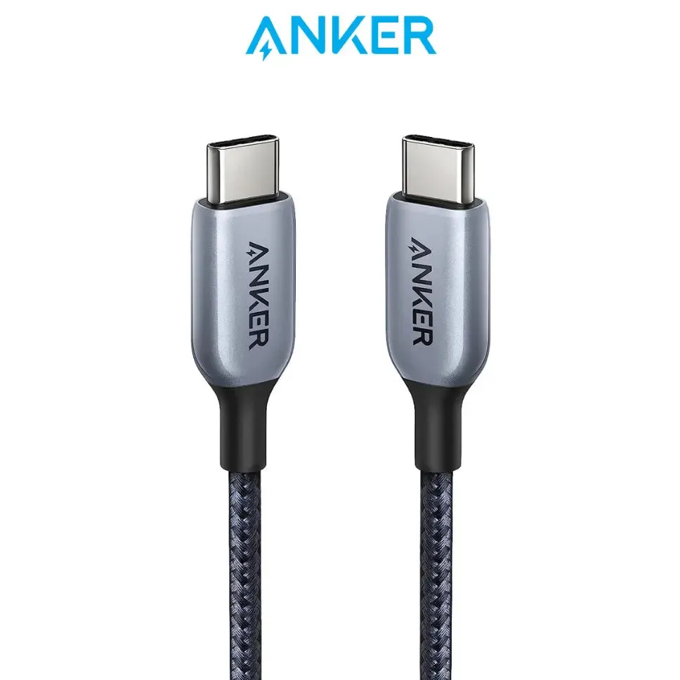 Anker 765 PowerLine USB C to USB C Cable Fast Charging 140W 3ft Cable A8865