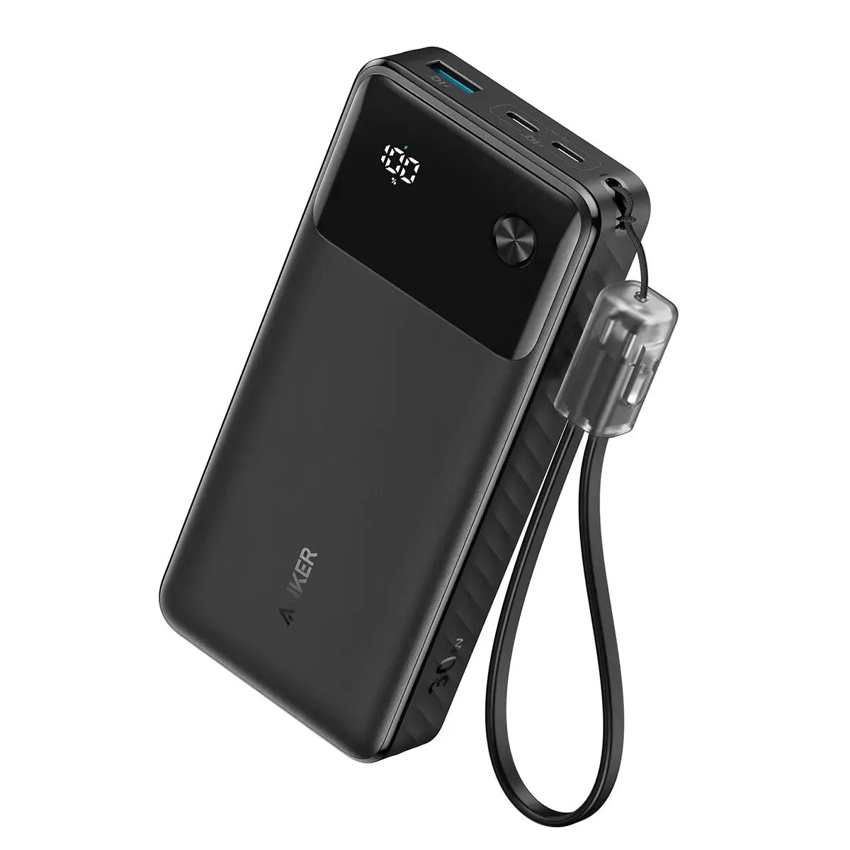 Anker Power Bank Powercore 20000mAh 30W Portable Charger with USB C Cable Lanyard A1384