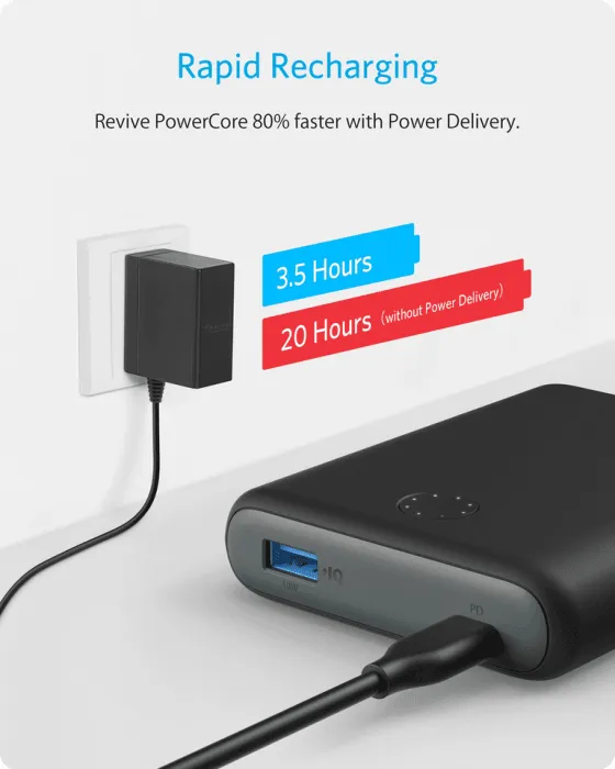 Anker PowerCore 13400 Nintendo Switch Edition -Black