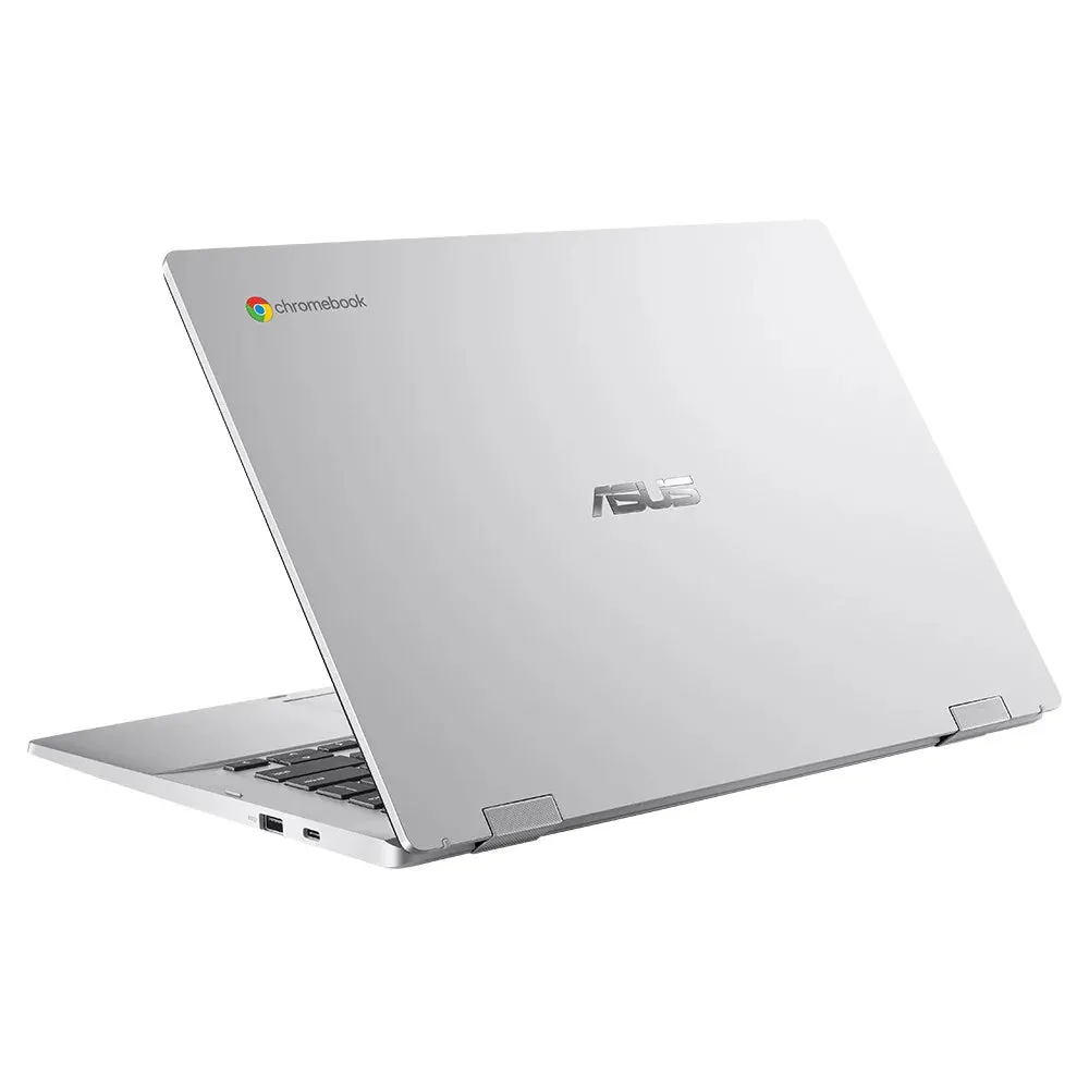 Asus Intel Celeron 14" 4GB/64GB Chromebook Bundle - Transparent Silver | BTS006