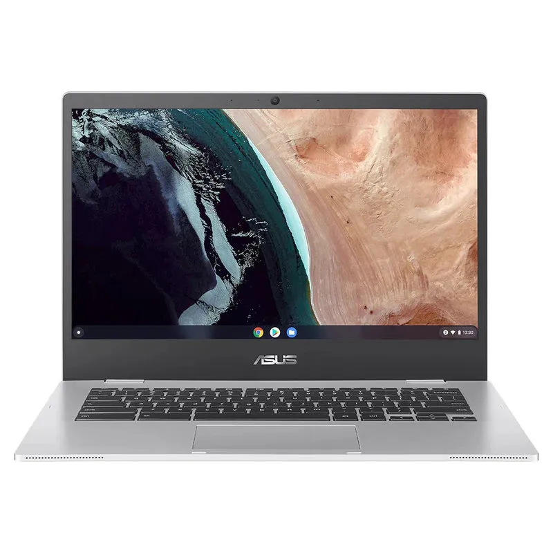 Asus Intel Celeron 14" 4GB/64GB Chromebook Bundle - Transparent Silver | BTS006