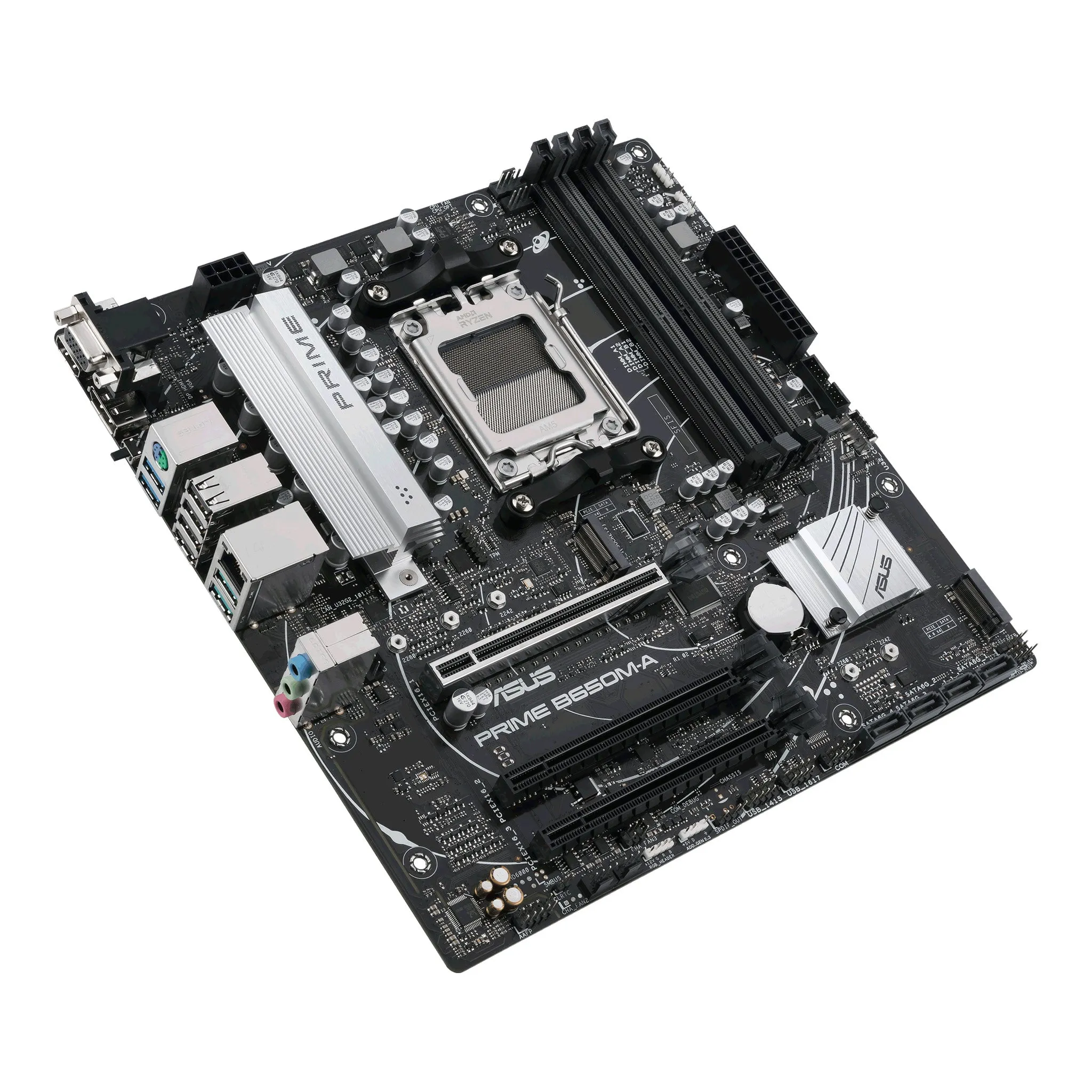 ASUS PRIME B650M-A-CSM AMD Ryzen AM5 DDR5 Micro ATX Desktop Motherboard