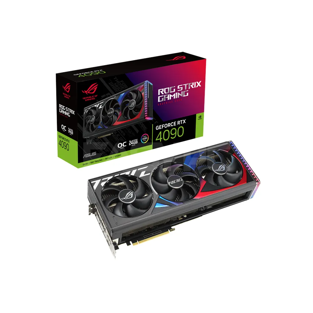 Asus ROG NVIDIA® GeForce RTX 4090 Strix ROG-STRIX-RTX4090-O24G-GAMING 24gb 384bit gddr6x videocard