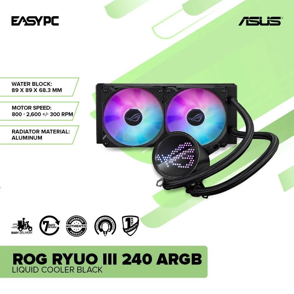 Asus ROG RYUO III 240 ARGB Liquid Cooler Black