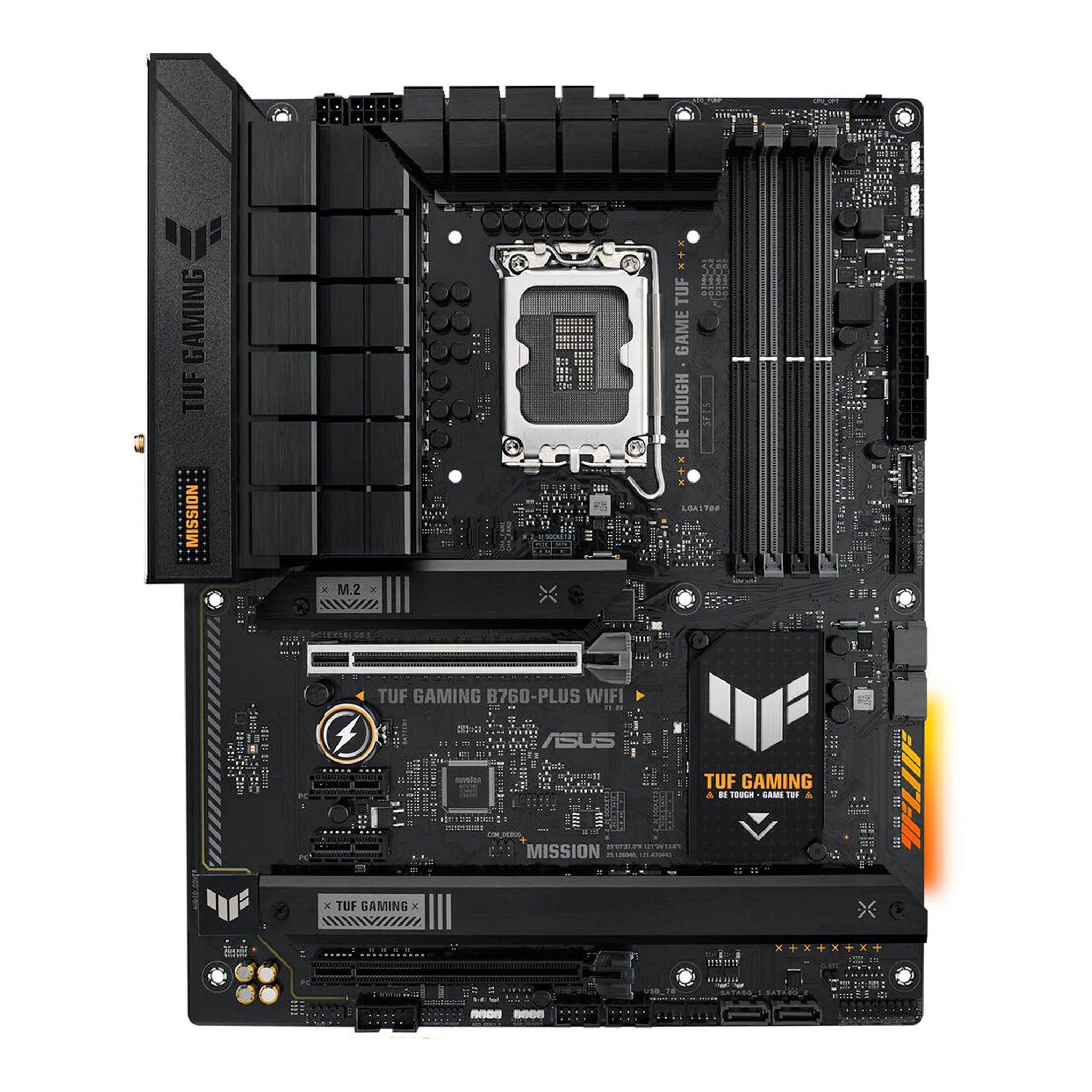 ASUS TUF GAMING B760-PLUS WIFI Gaming Desktop ATX Motherboard - LGA1700 - Intel B760 Chipset