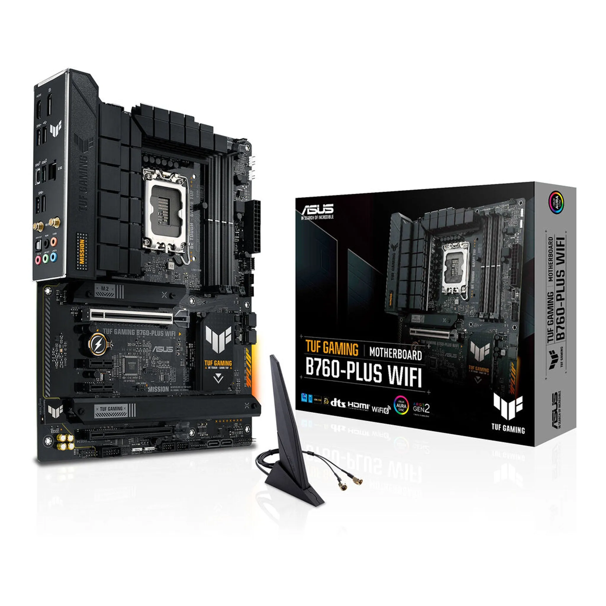 ASUS TUF GAMING B760-PLUS WIFI Gaming Desktop ATX Motherboard - LGA1700 - Intel B760 Chipset