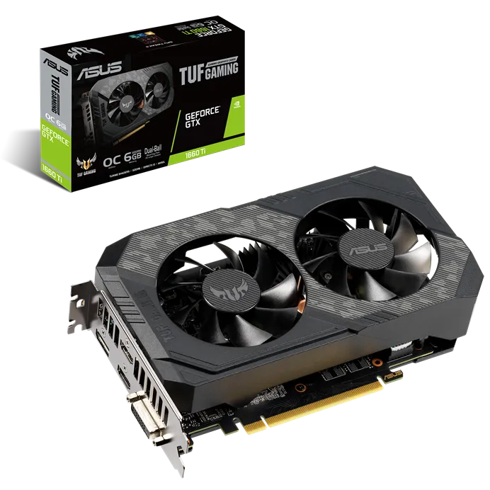 ASUS TUF Gaming GeForce GTX 1660 Ti EVO TOP Edition 6GB GDDR6 TUF-GTX1660TI-T6G-EVO-GAMING [PC]