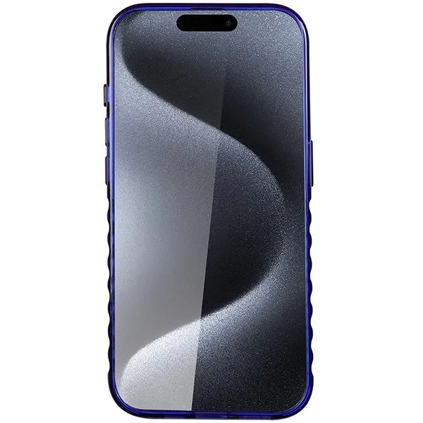 Audi IML Big Logo Hard Case with MagSafe for iPhone 15 Pro Max 6.7" Blue - AU-IMLMIP15PM-Q5/D2-BE