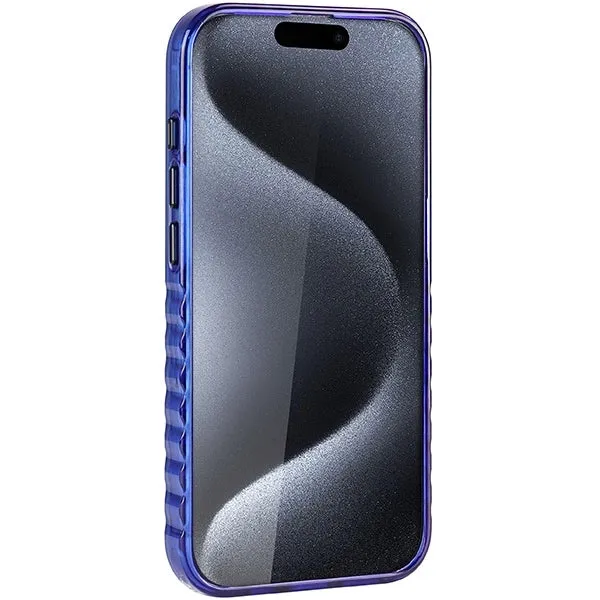 Audi IML Big Logo Hard Case with MagSafe for iPhone 15 Pro Max 6.7" Blue - AU-IMLMIP15PM-Q5/D2-BE