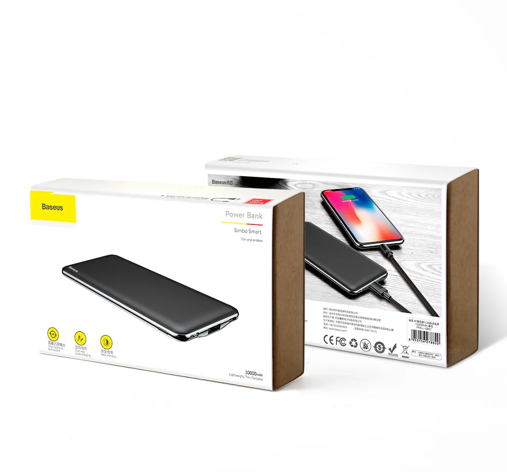 Baseus 10000mah Light and Thin Power Bank, M21