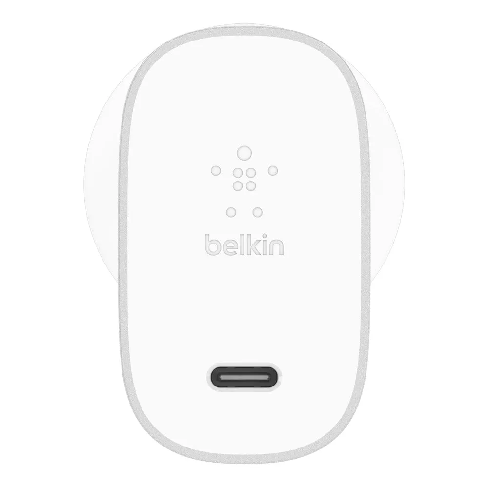 Belkin BOOSTCHARGE 27W USB-C Home Charger - Silver-Silver