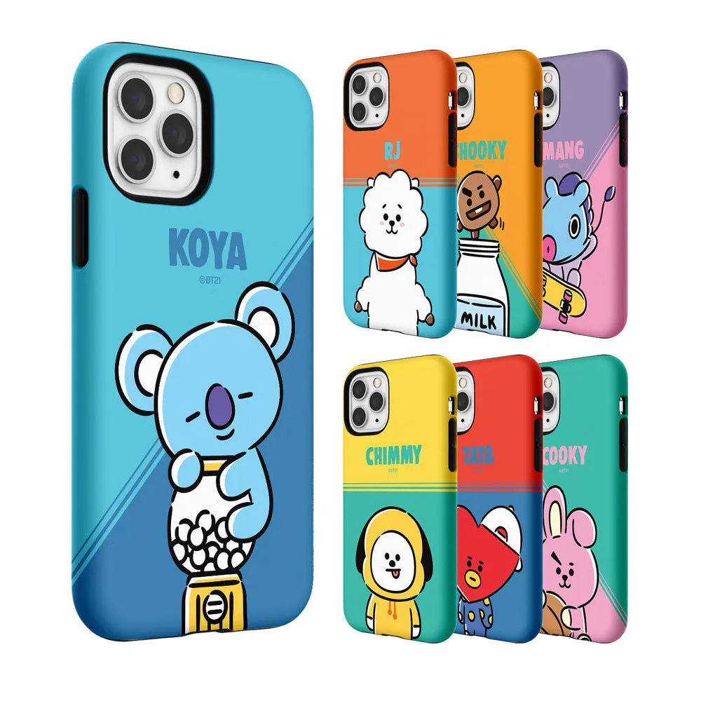 BT21 Play Dual Layer TPU PC Shockproof Guard Up Combo Case Cover