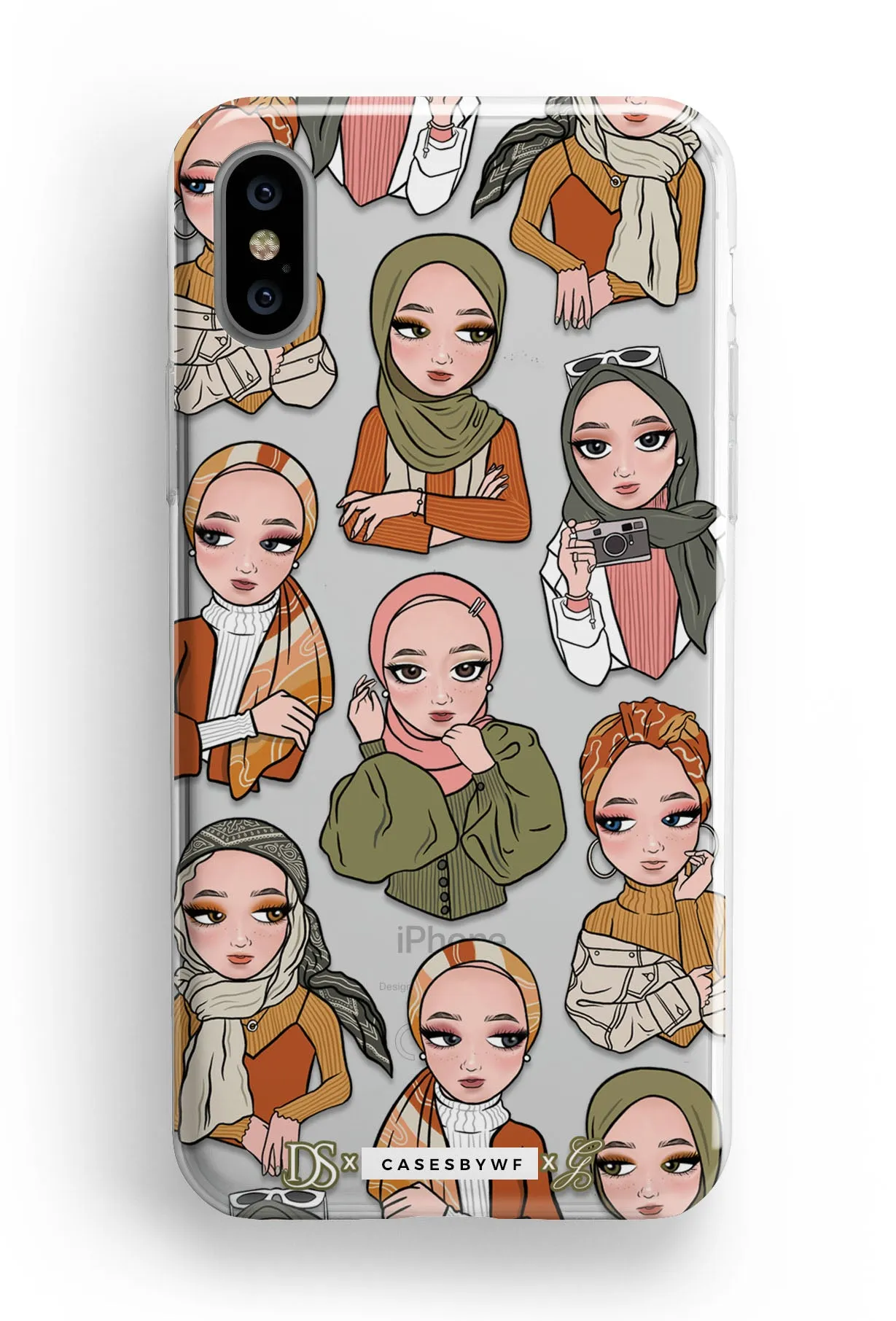 Chic Bundle - KLEARLUX™   2 Shawl Special Edition Dianashawl X Casesbywf x Guzel KL Phone Case