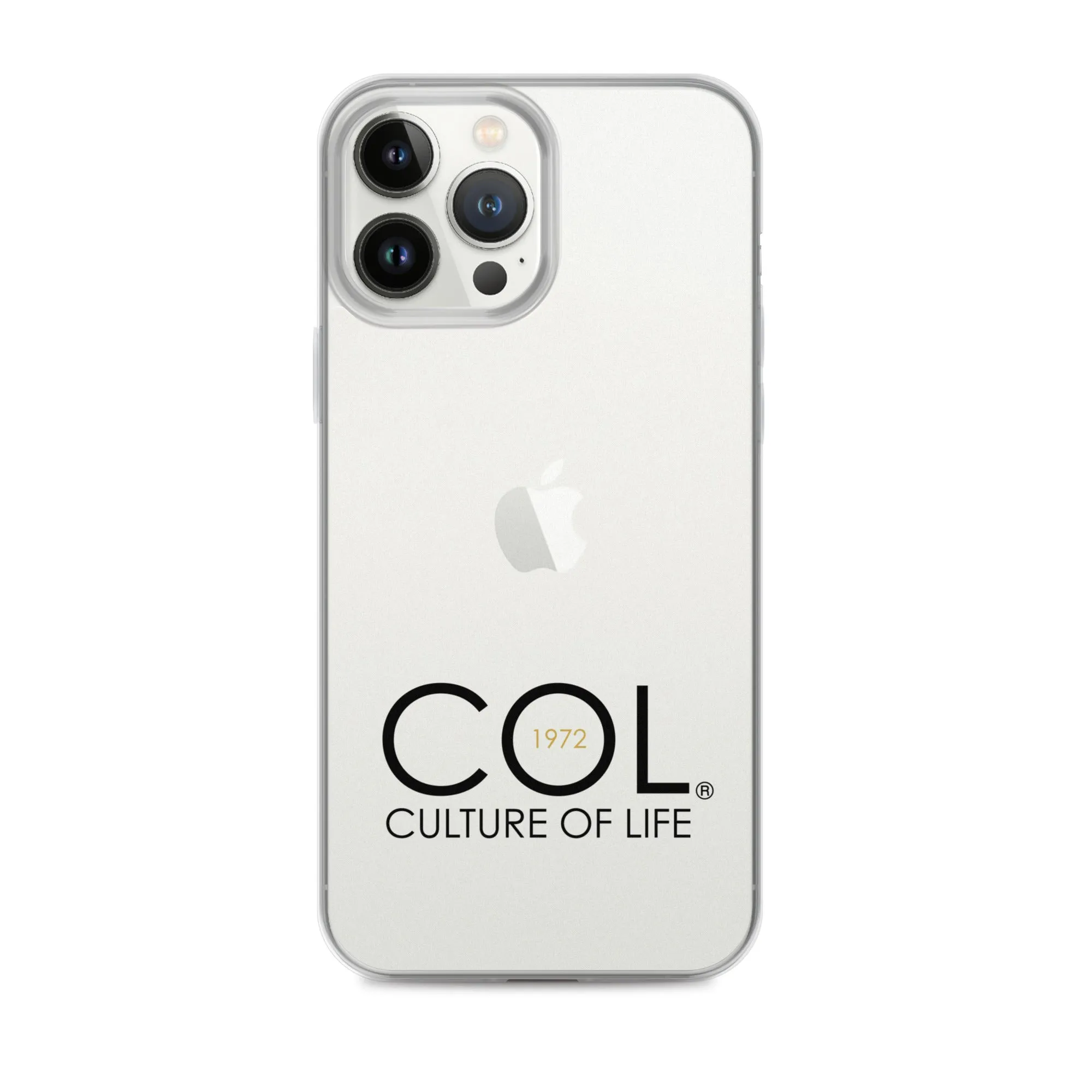 Clear COL logo Case for iPhone®