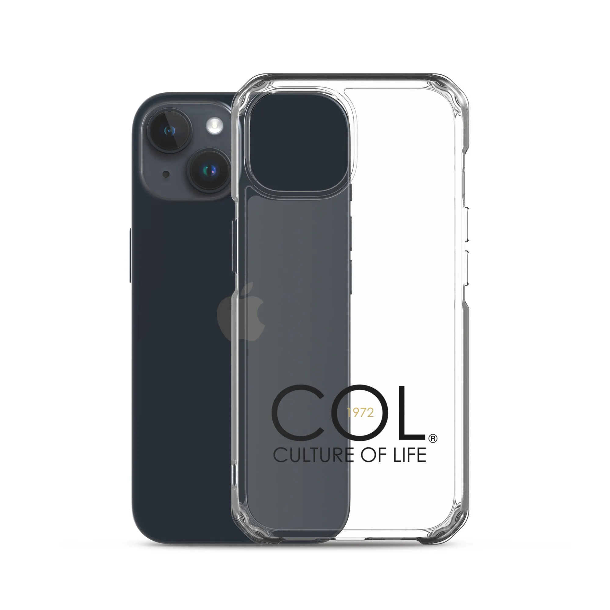 Clear COL logo Case for iPhone®