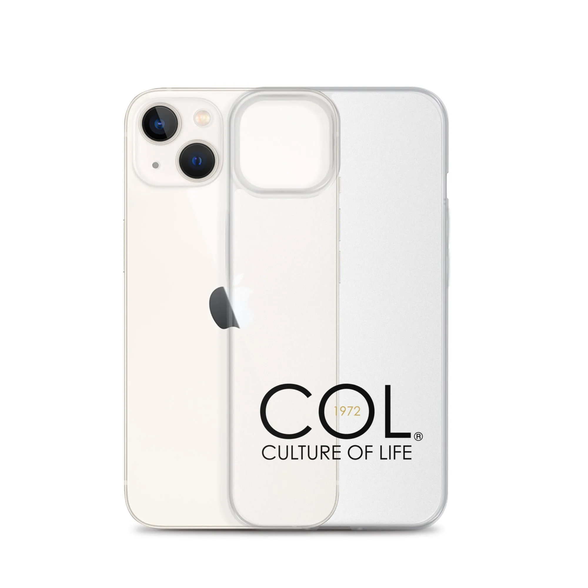 Clear COL logo Case for iPhone®