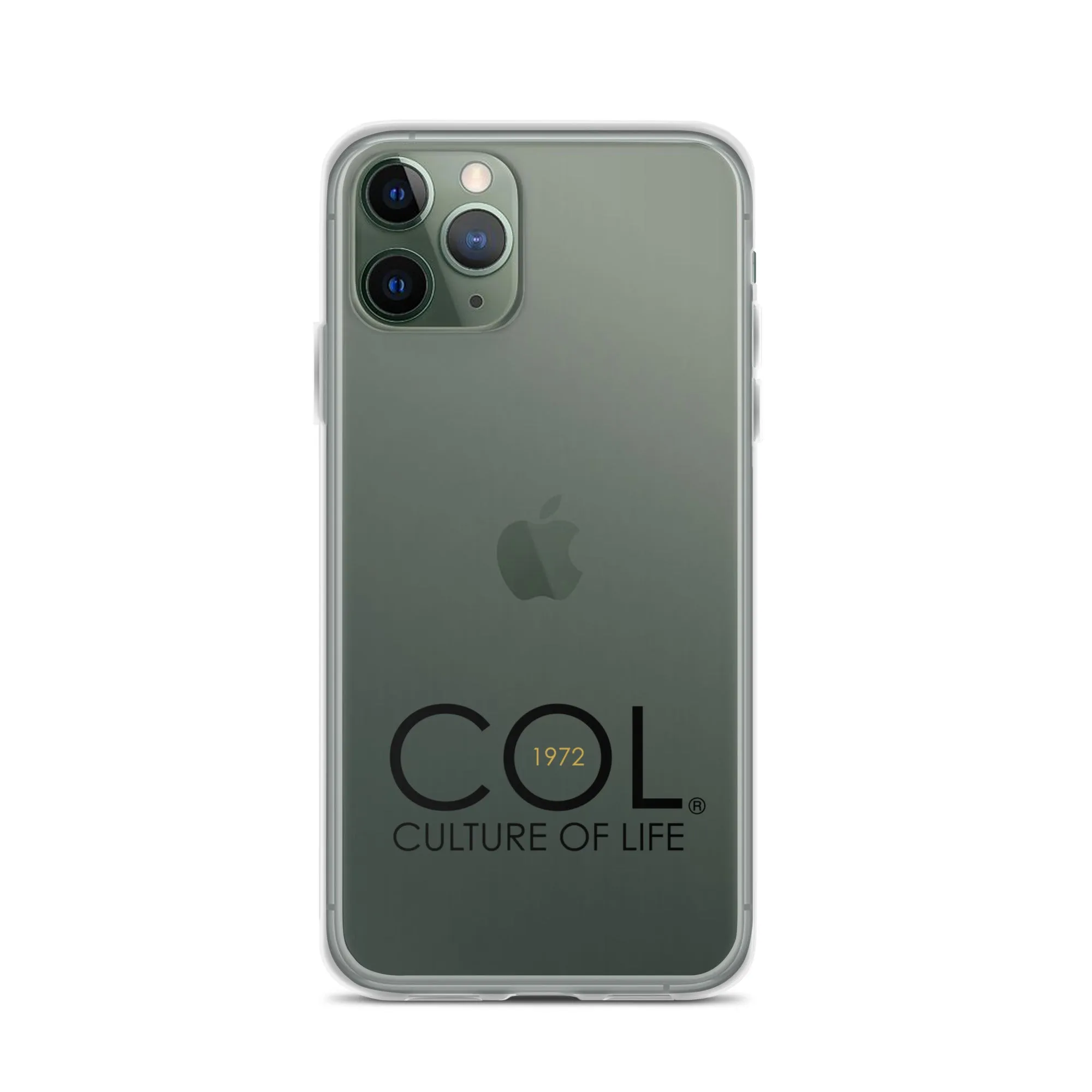 Clear COL logo Case for iPhone®