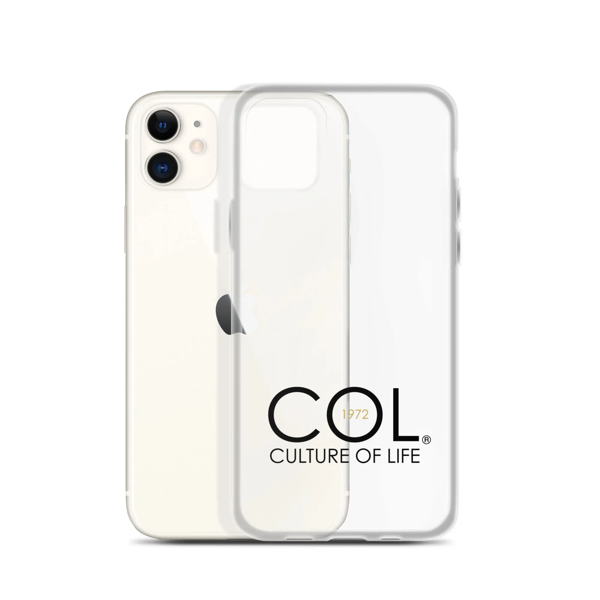 Clear COL logo Case for iPhone®