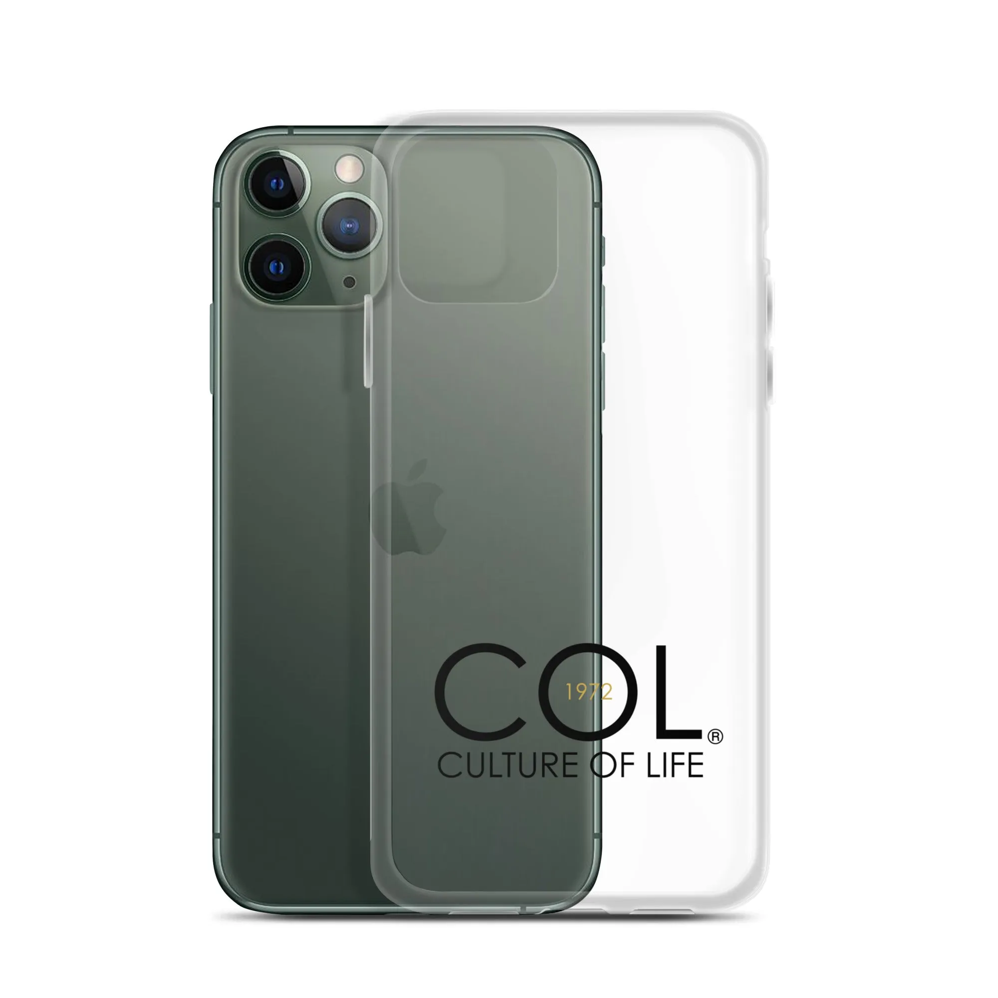 Clear COL logo Case for iPhone®