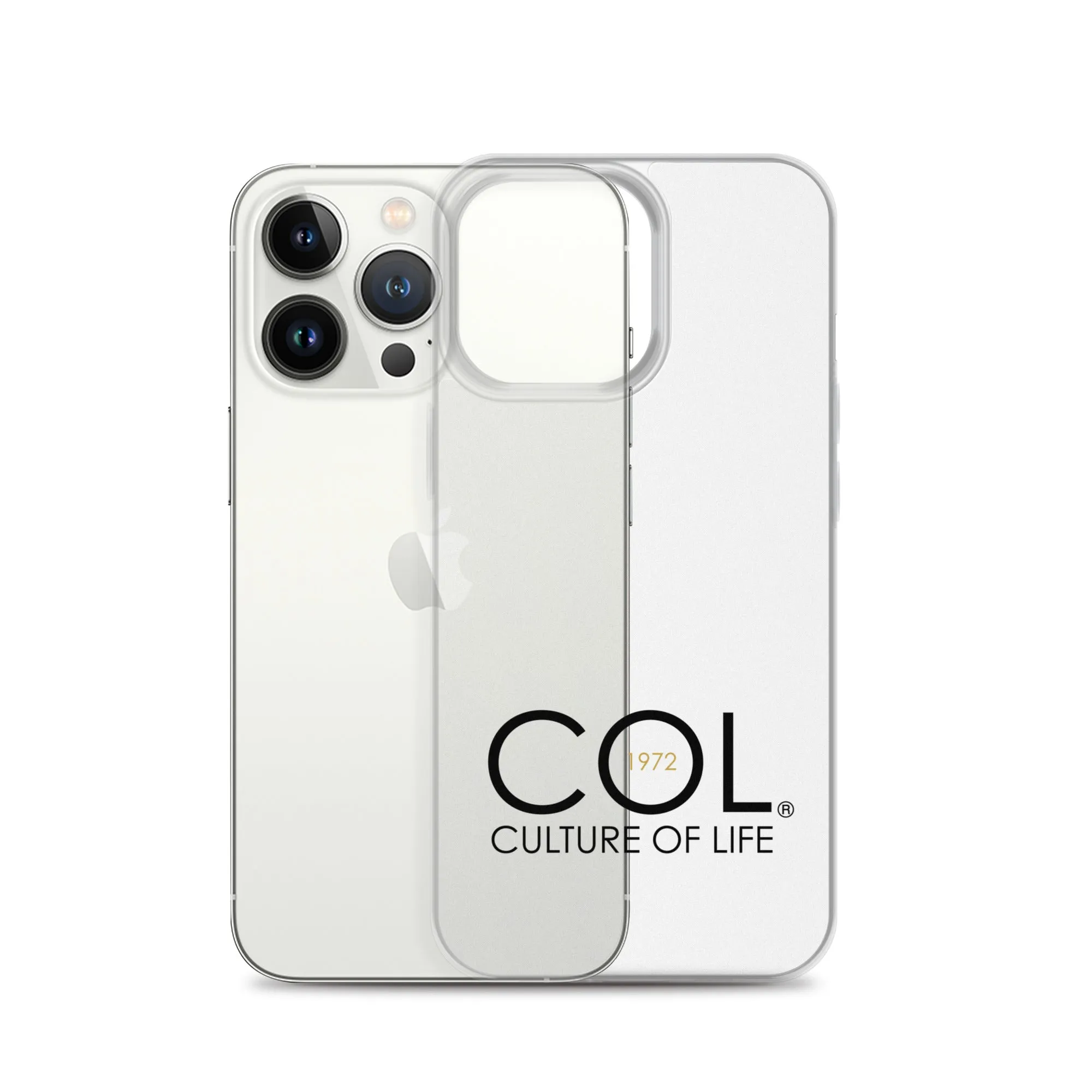 Clear COL logo Case for iPhone®