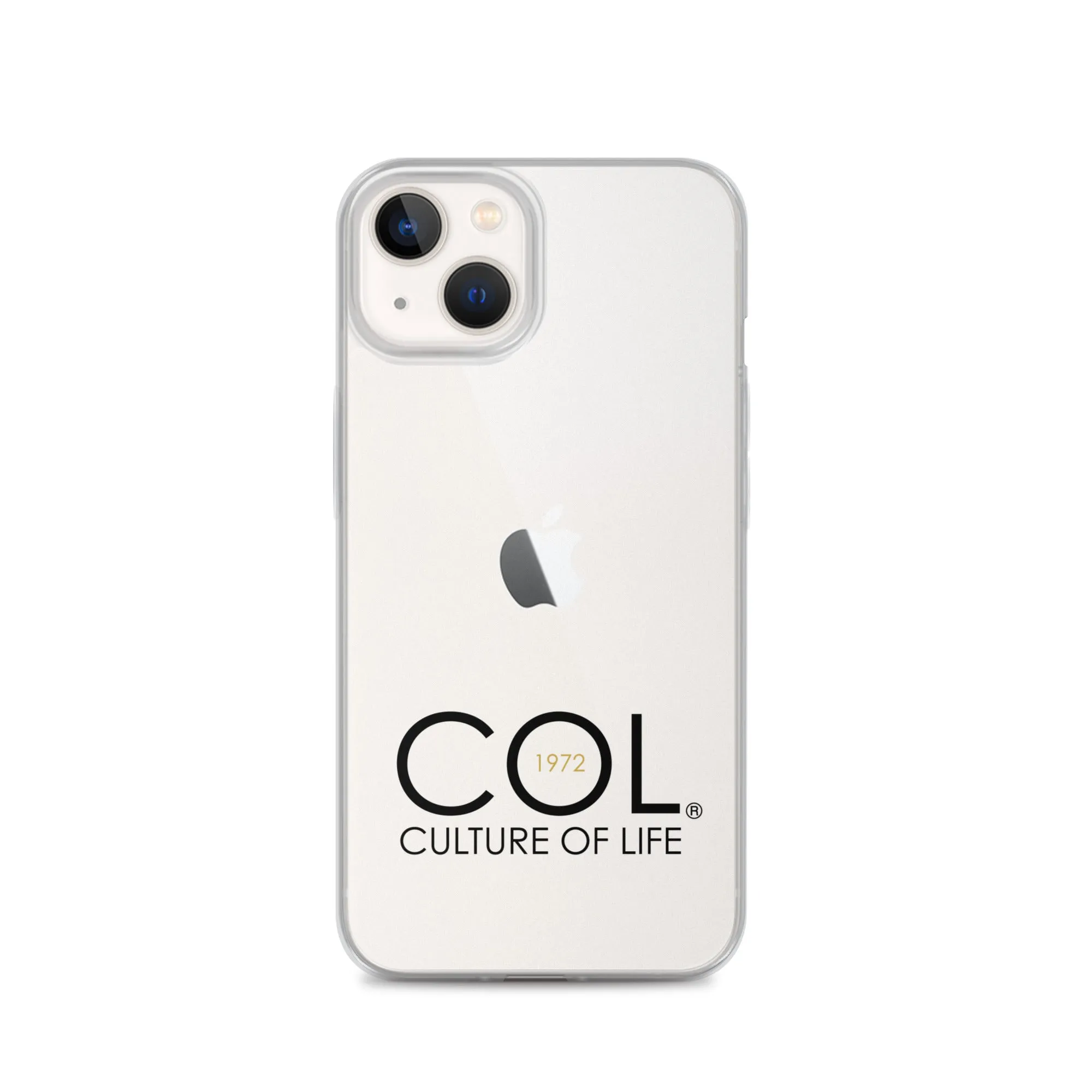 Clear COL logo Case for iPhone®