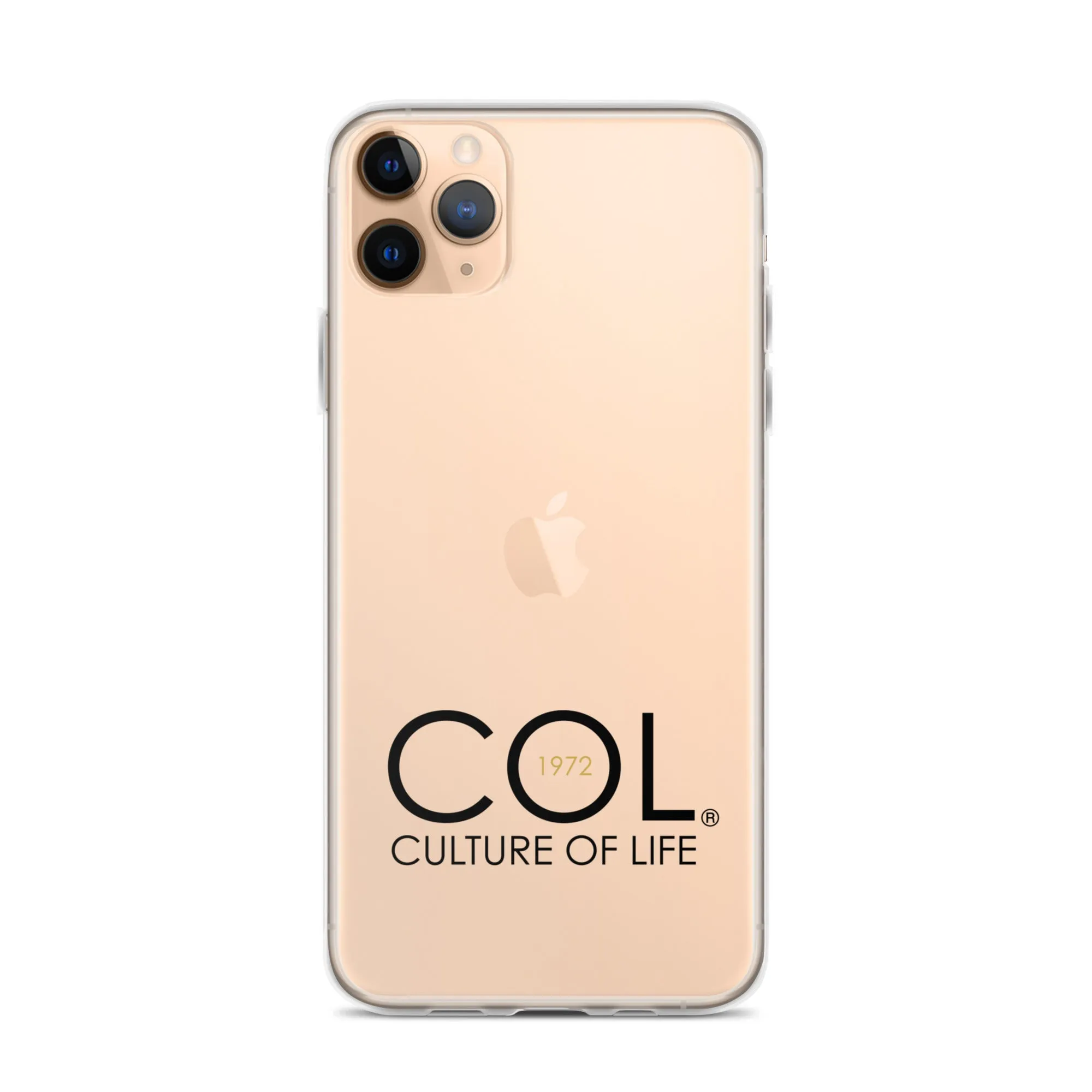 Clear COL logo Case for iPhone®