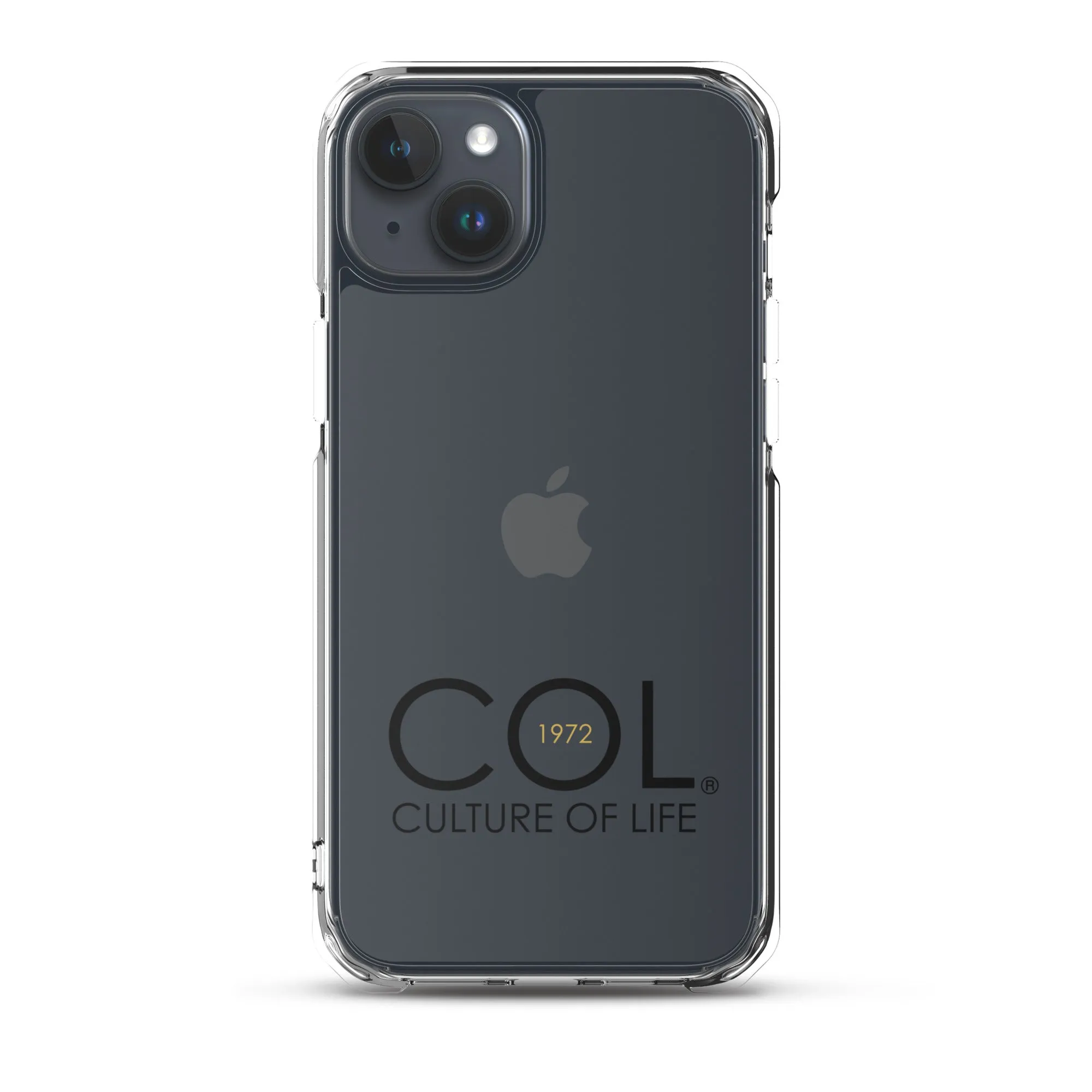 Clear COL logo Case for iPhone®