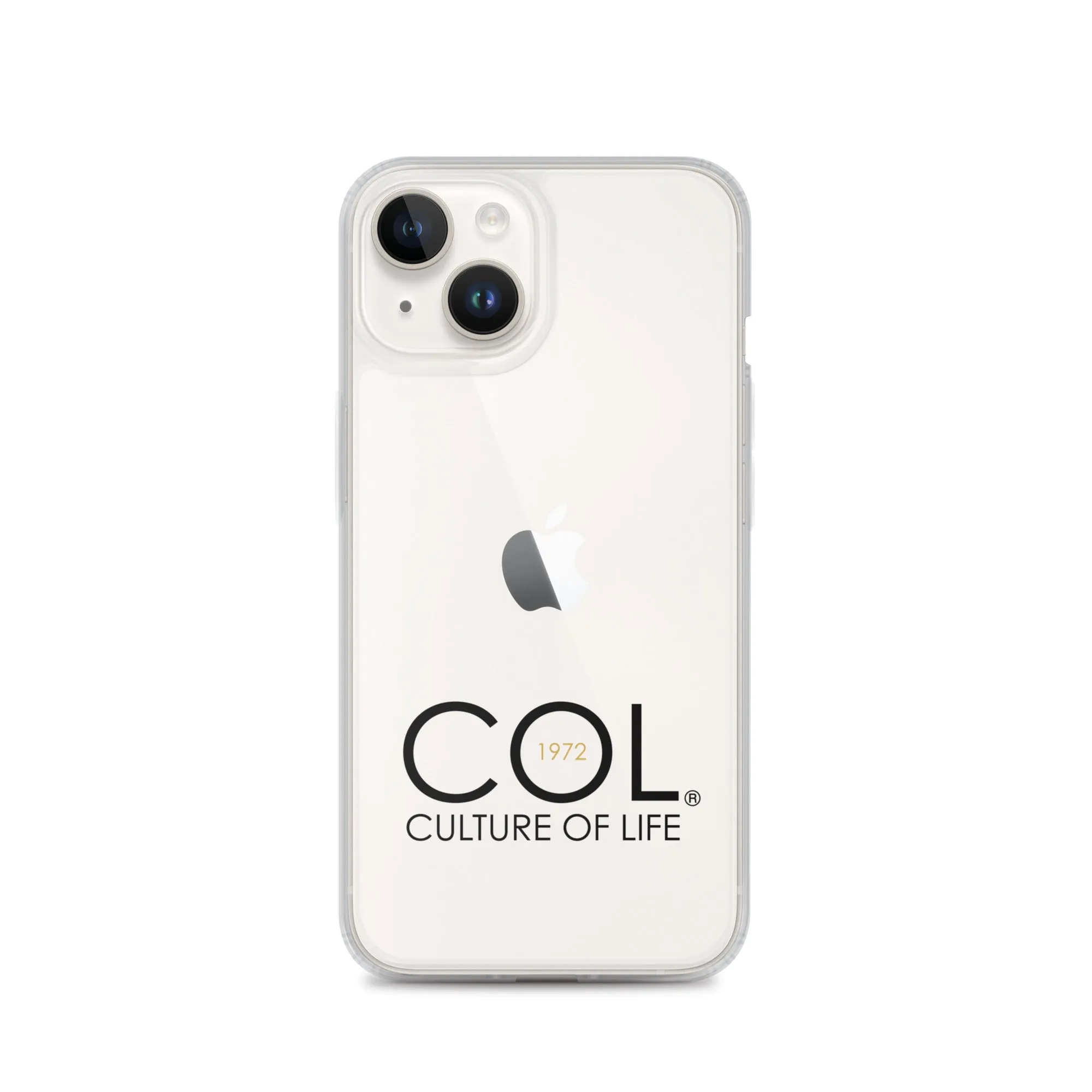 Clear COL logo Case for iPhone®