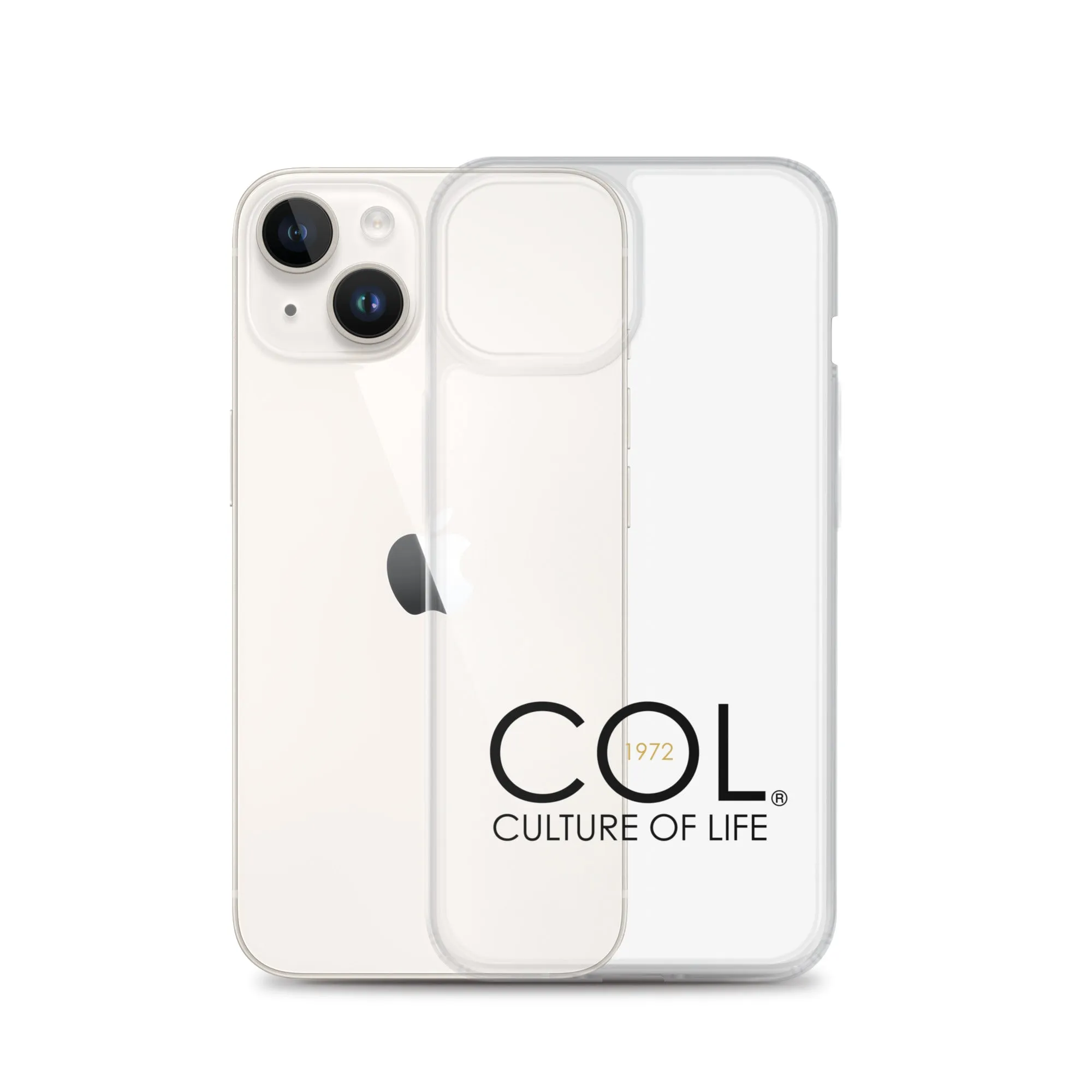 Clear COL logo Case for iPhone®