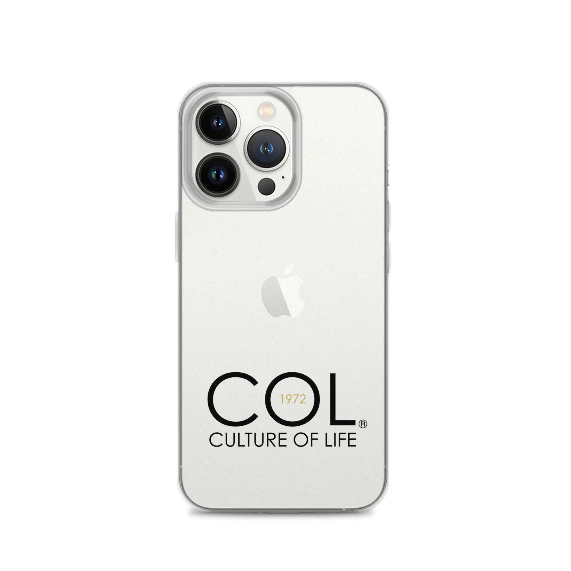 Clear COL logo Case for iPhone®