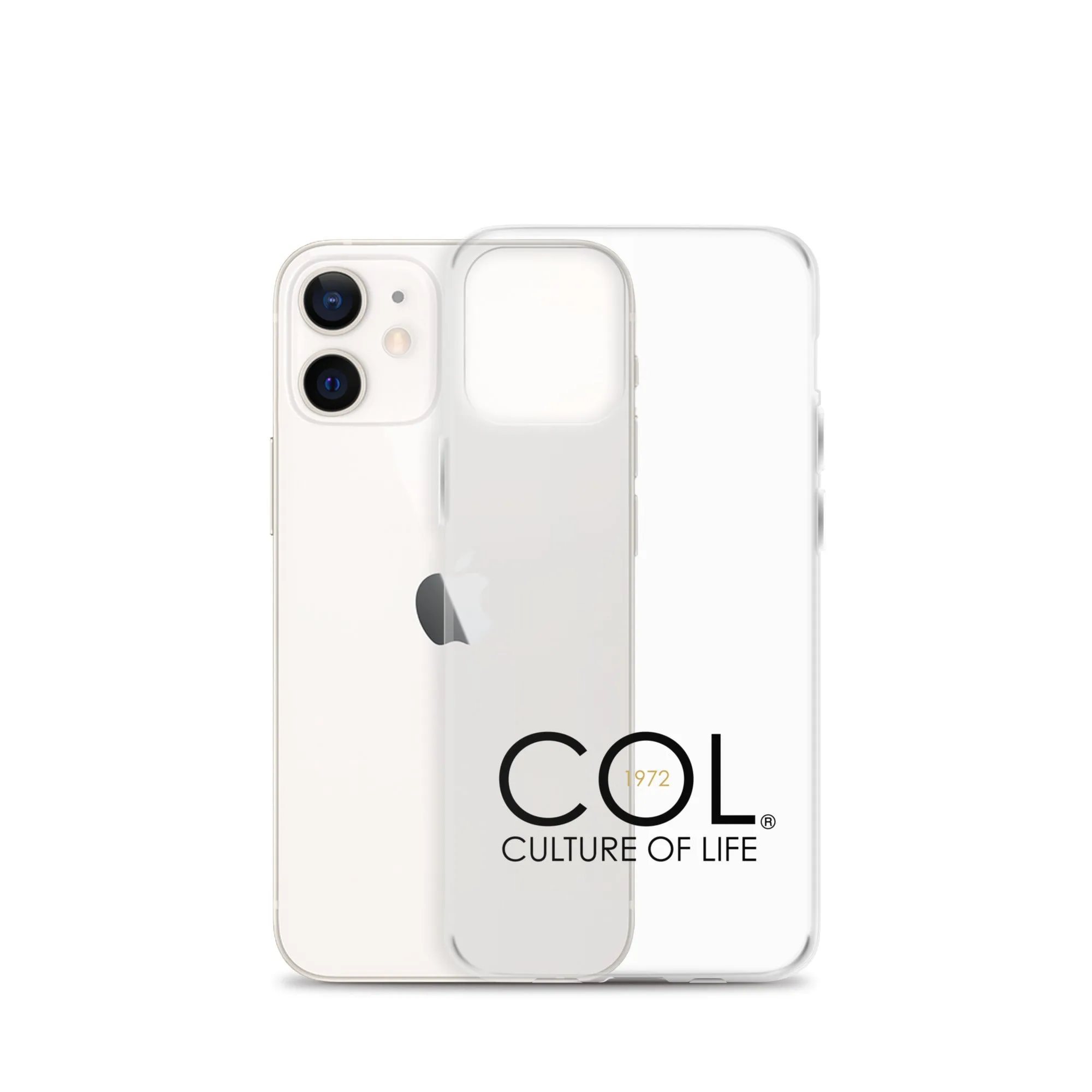 Clear COL logo Case for iPhone®