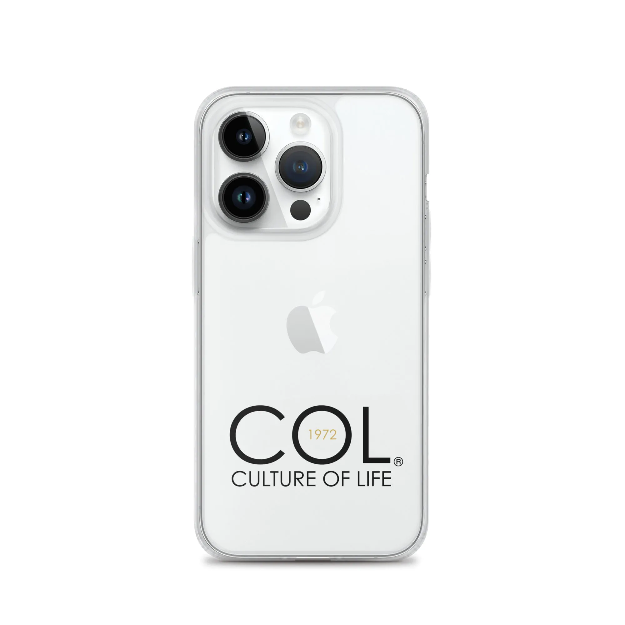 Clear COL logo Case for iPhone®