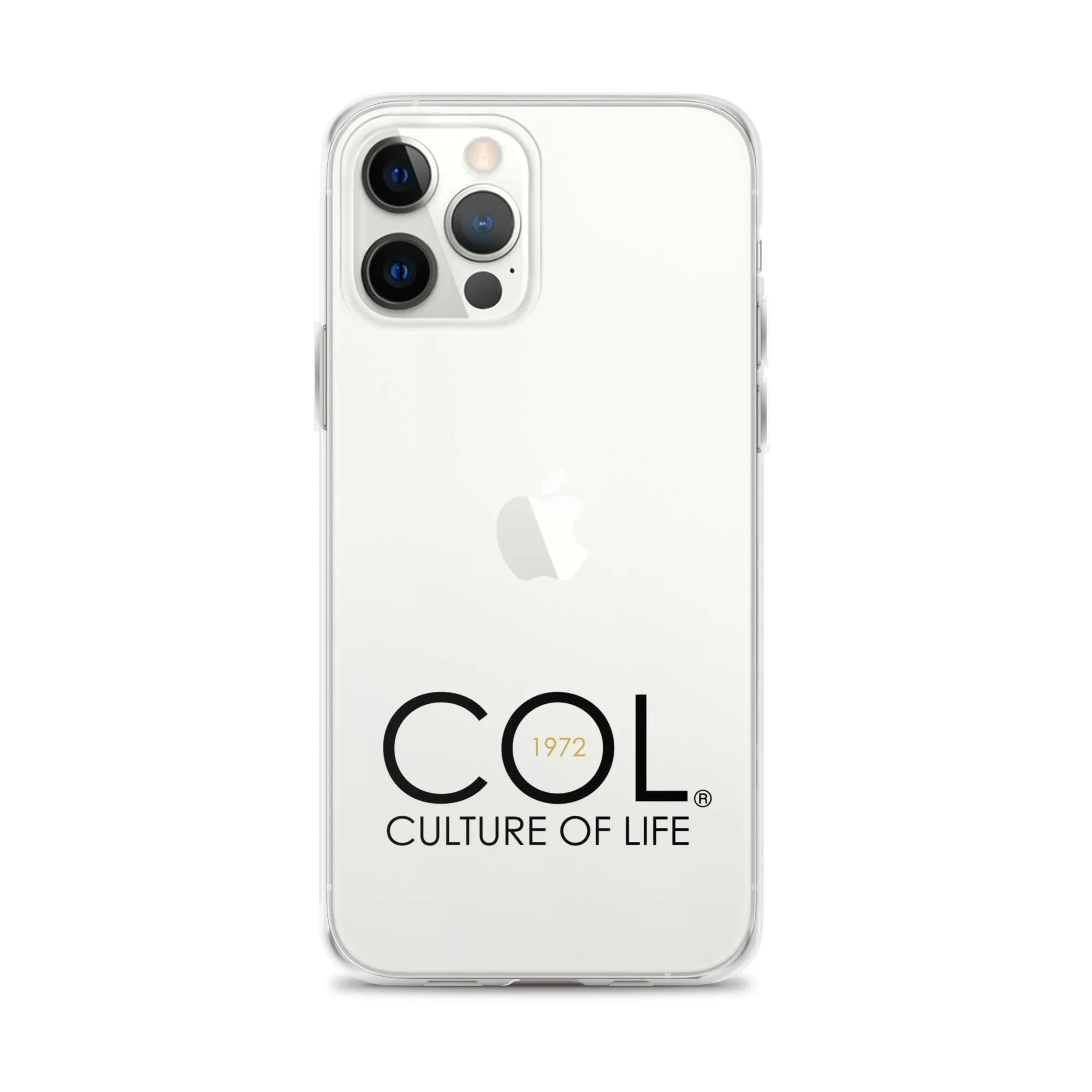 Clear COL logo Case for iPhone®