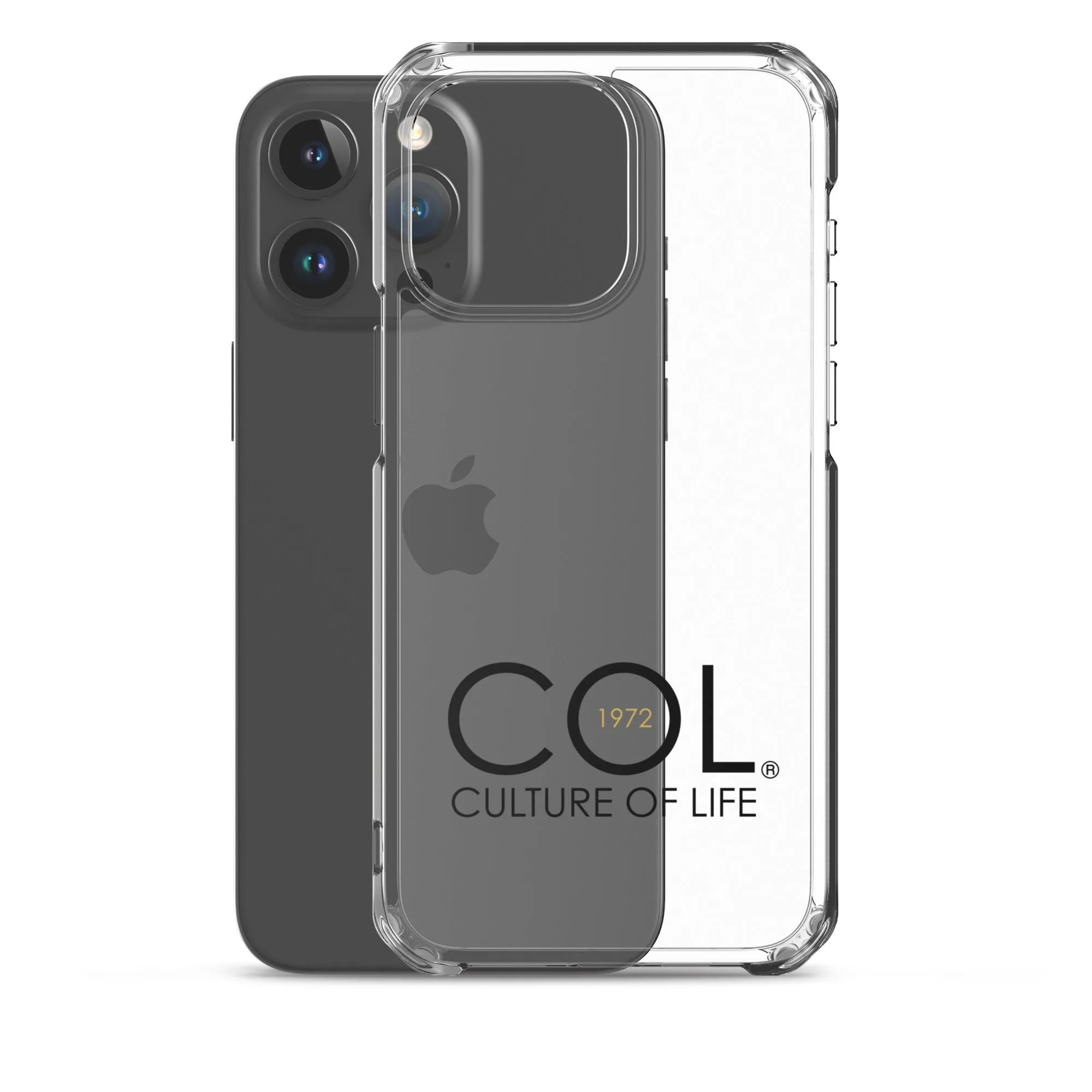 Clear COL logo Case for iPhone®