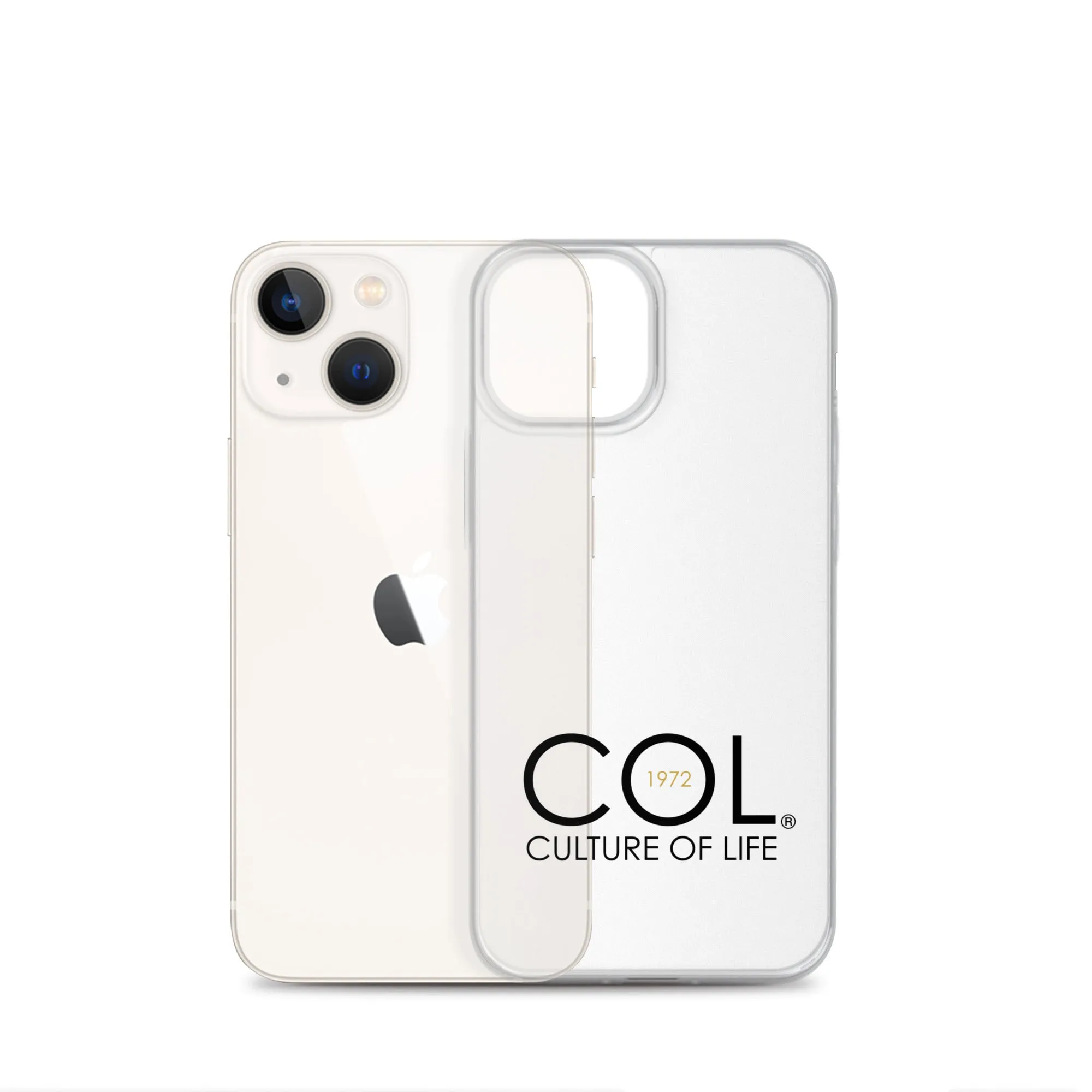 Clear COL logo Case for iPhone®