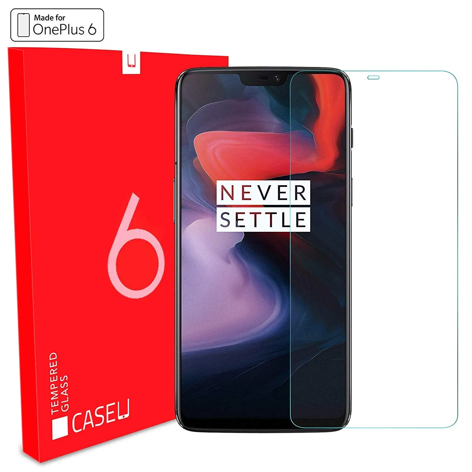 Crystal Clear OnePlus 6 Tempered Glass