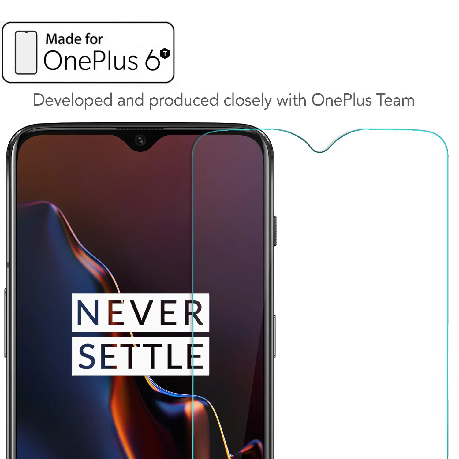 Crystal Clear Tempered Glass - OnePlus 6T