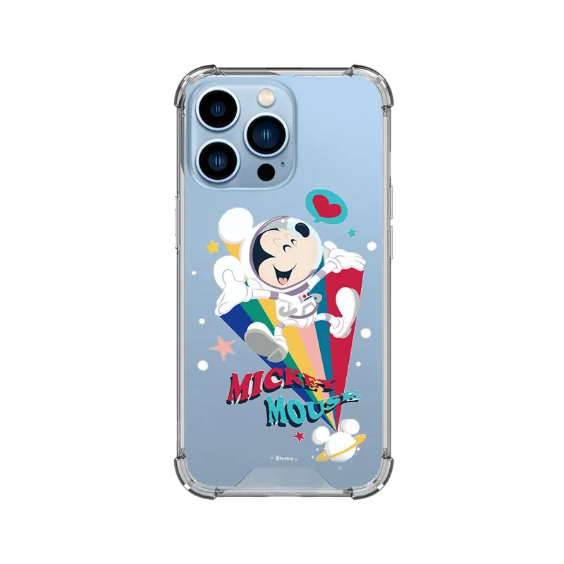 Disney Mickey on the Moon Clear Air Cushion Reinforced Case Cover