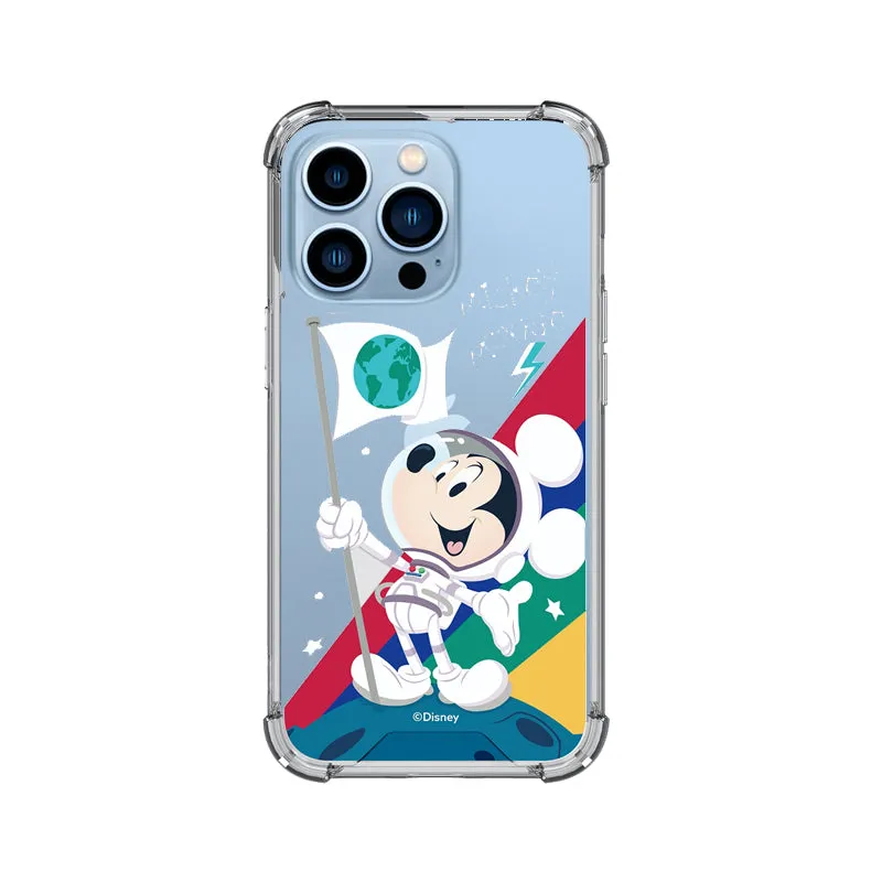 Disney Mickey on the Moon Clear Air Cushion Reinforced Case Cover