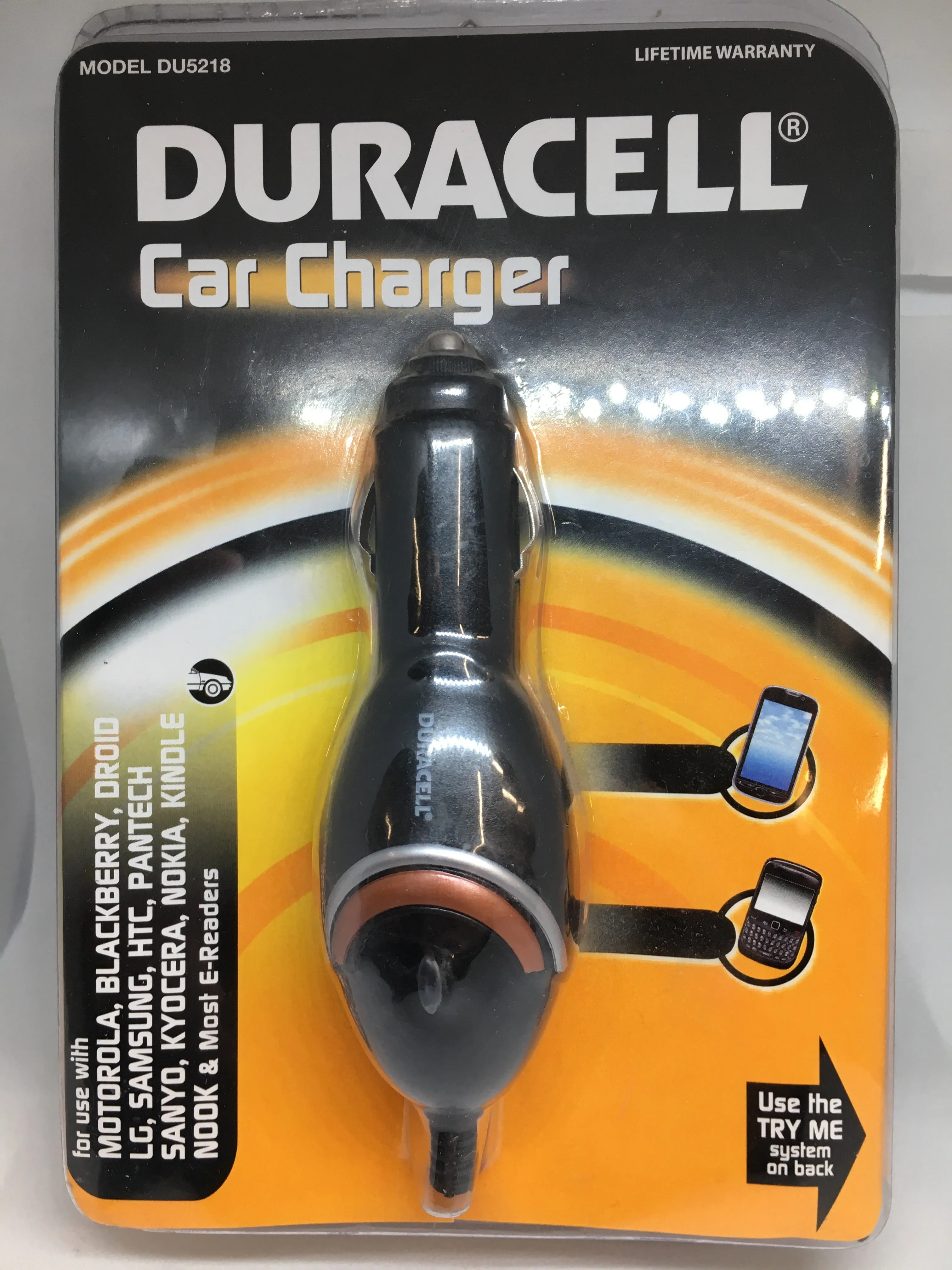 Duracell Car Charger for Cell Phones & Tablets