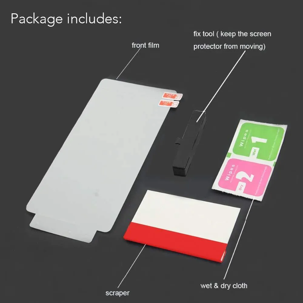 Edge-to-Edge Full Adhesive Plastic Screen-Protector Film with Applicator (OnePlus 6T)