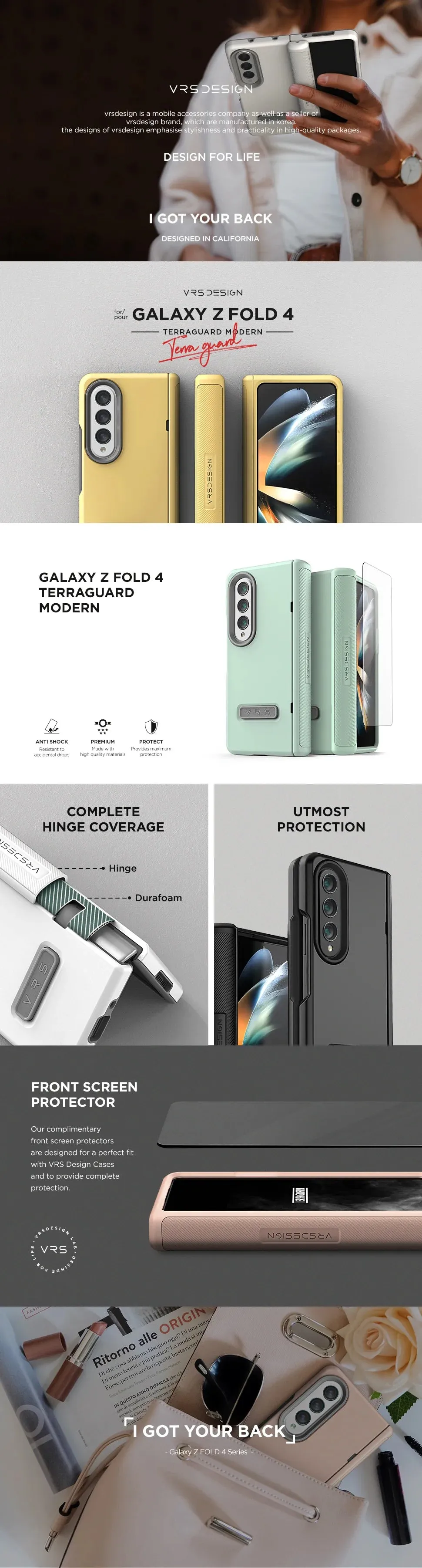 Galaxy Z Fold 4 5G Case Terra Guard Modern