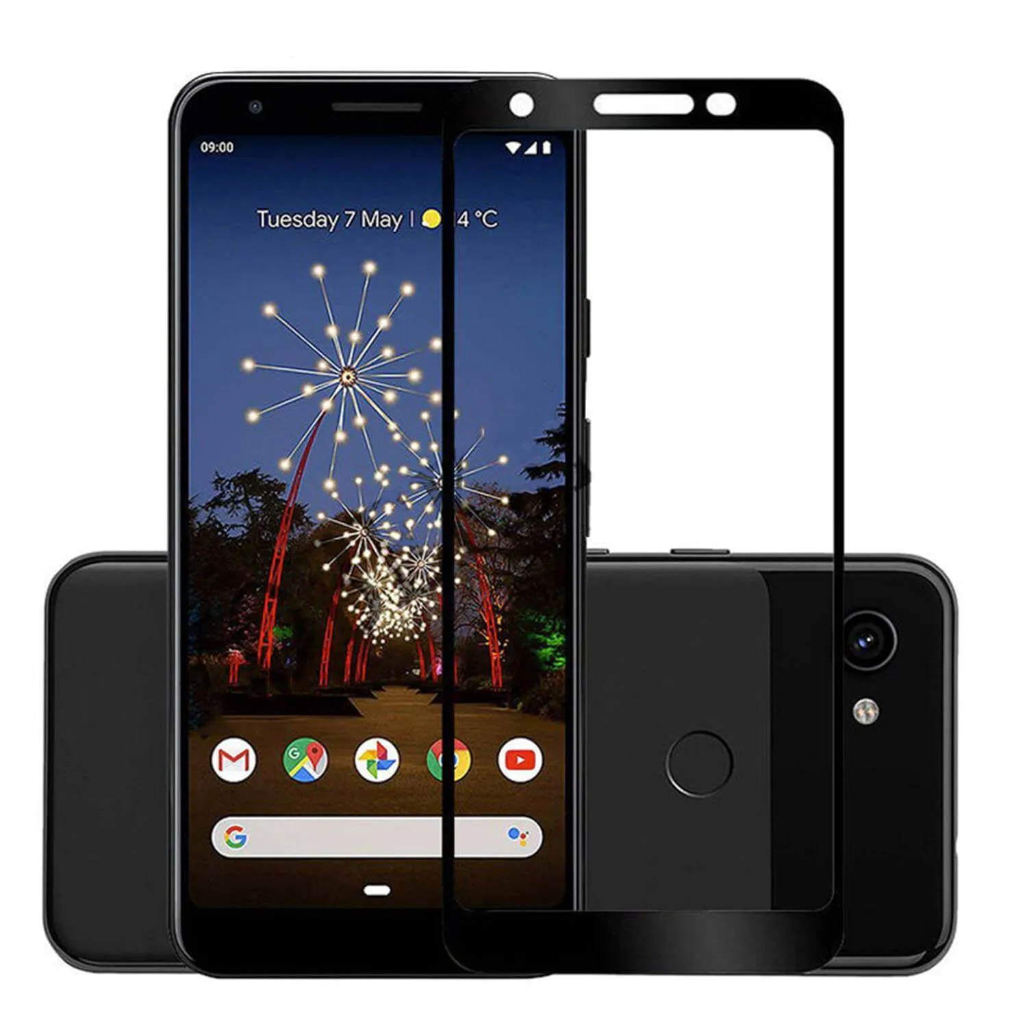 Google Pixel 3a Screen Protector Clear Tempered Glass