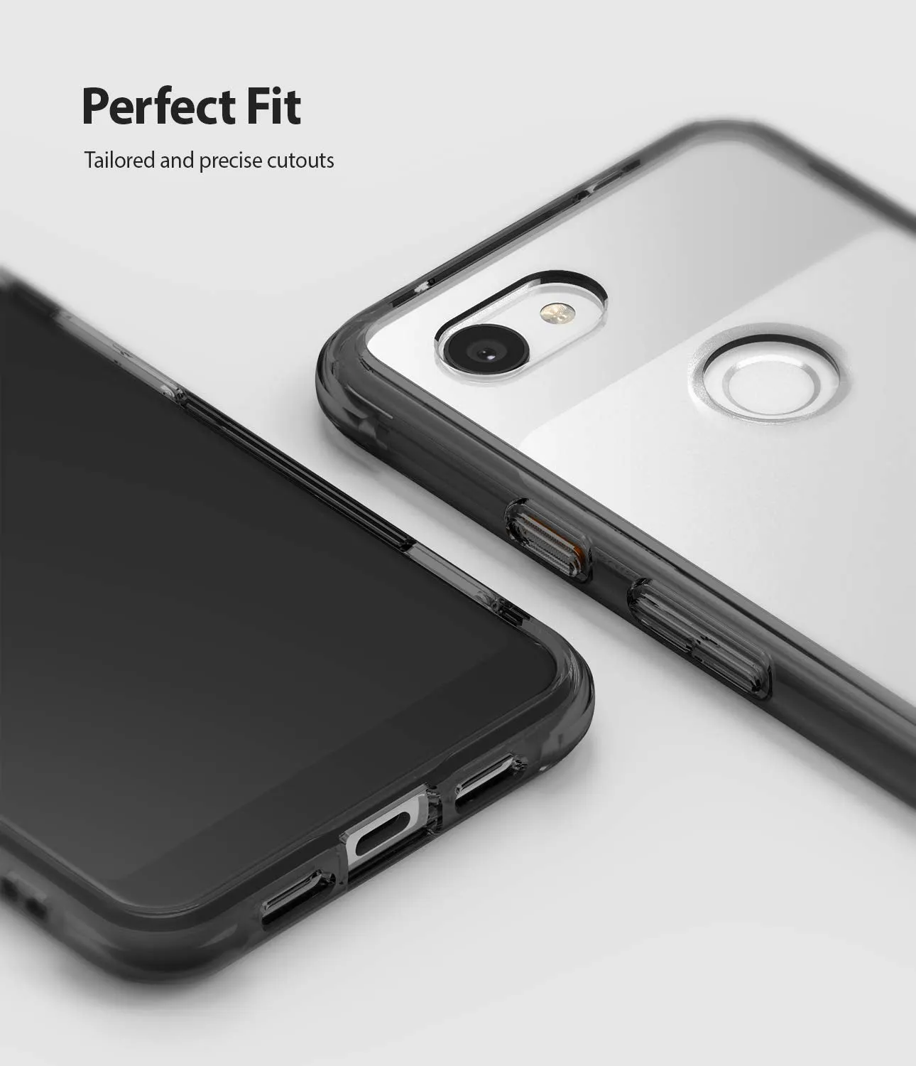 Google Pixel 3a XL Back Cover Case | Fusion - Smoke Black