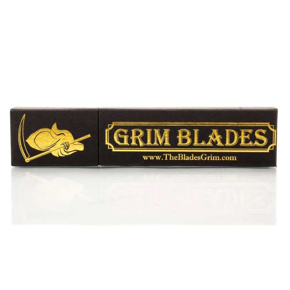 Grim Blades 6/8" Square Tip with Luxury Shave Kit