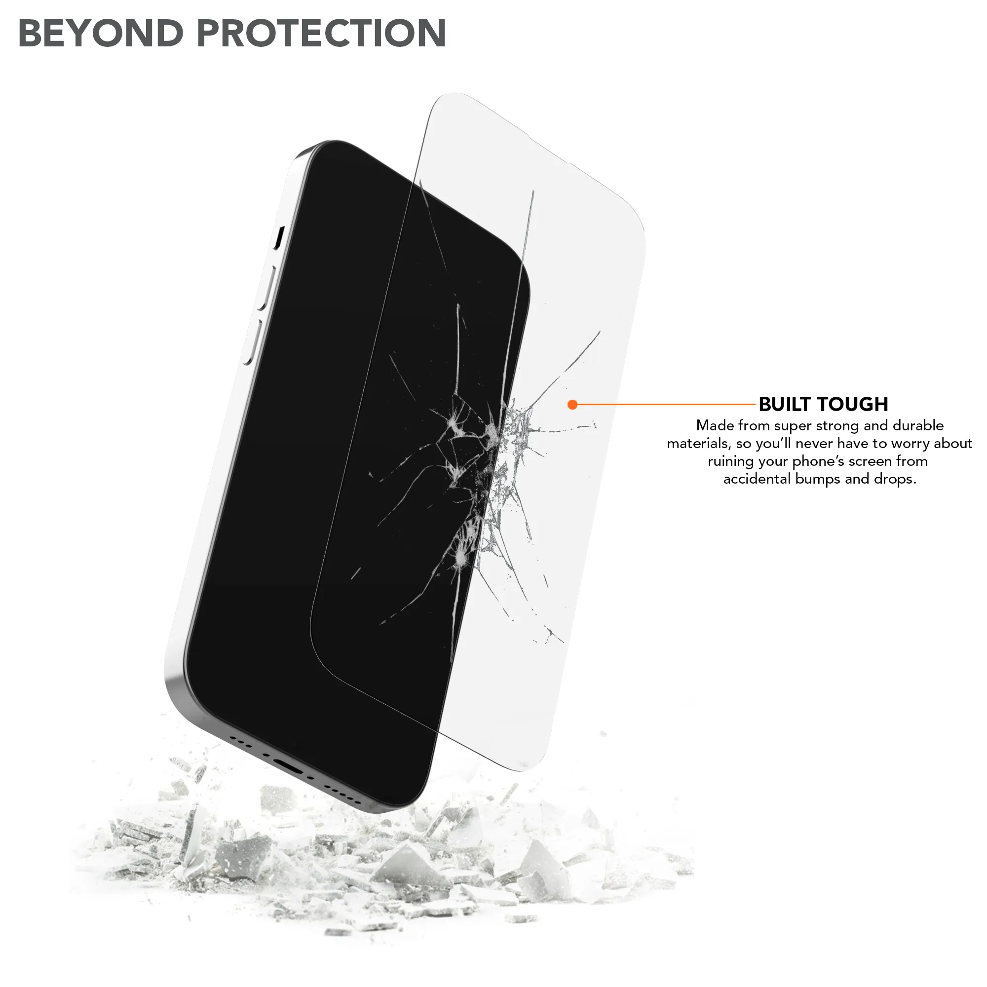 iPhone 14 Tempered Glass Screen Protector (2 Pack)